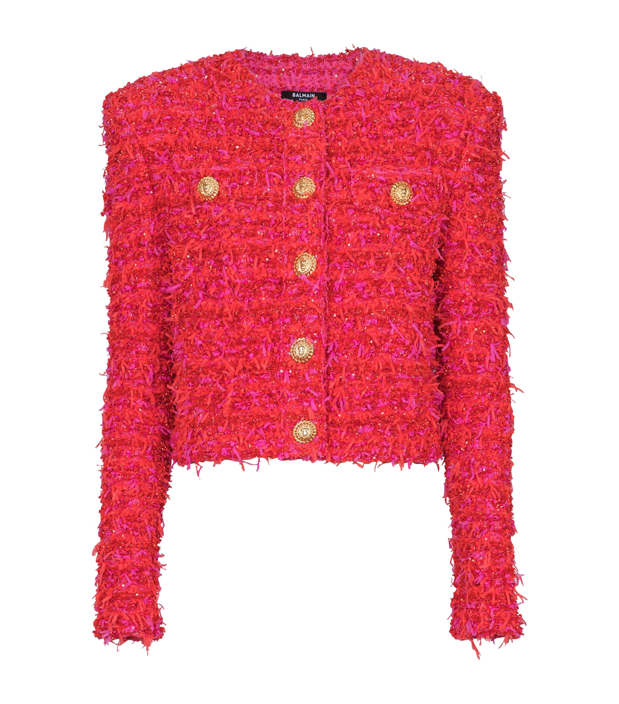 Cropped Tweed Jacket MCW ROUGE/ ROSE Image 1