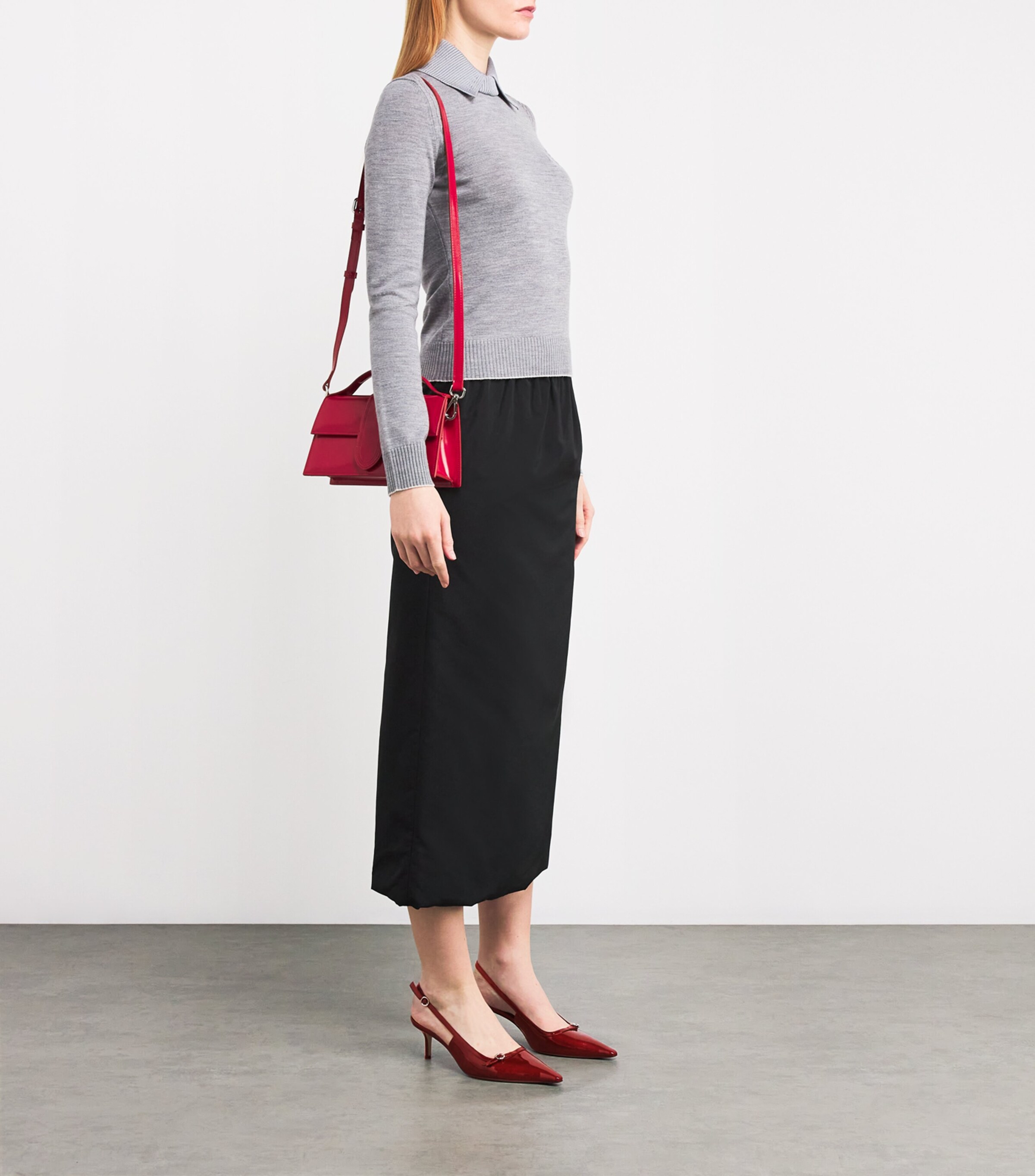 Patent Leather Saba Slingback Heels 55 RED/OTHER Image 5