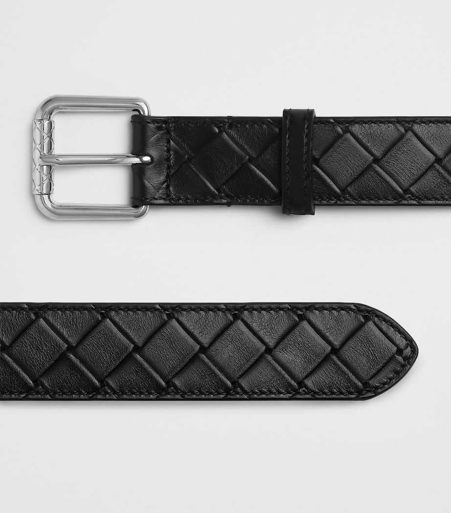 Intrecciato Leather Stamp Belt 8803 Image 4
