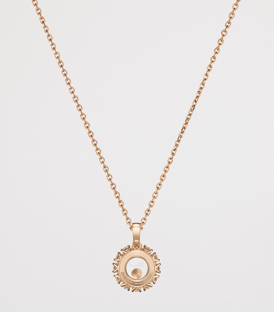 Rose Gold and Diamond Happy Diamonds Icons Joaillerie Pendant Necklace 18K ROSE GOLD Image 4