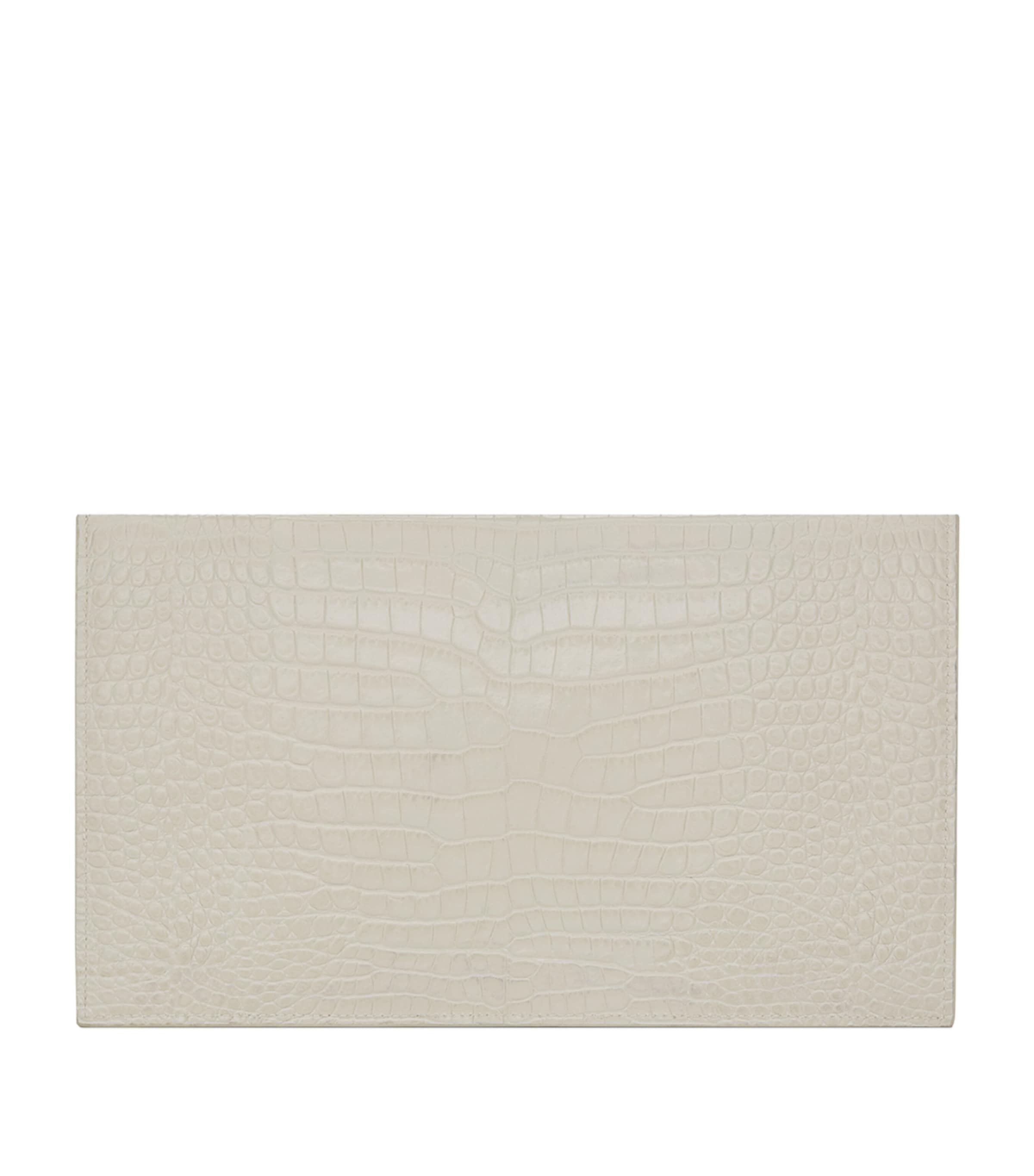 Croc-Embossed Uptown Envelope Pouch 9207 Image 2
