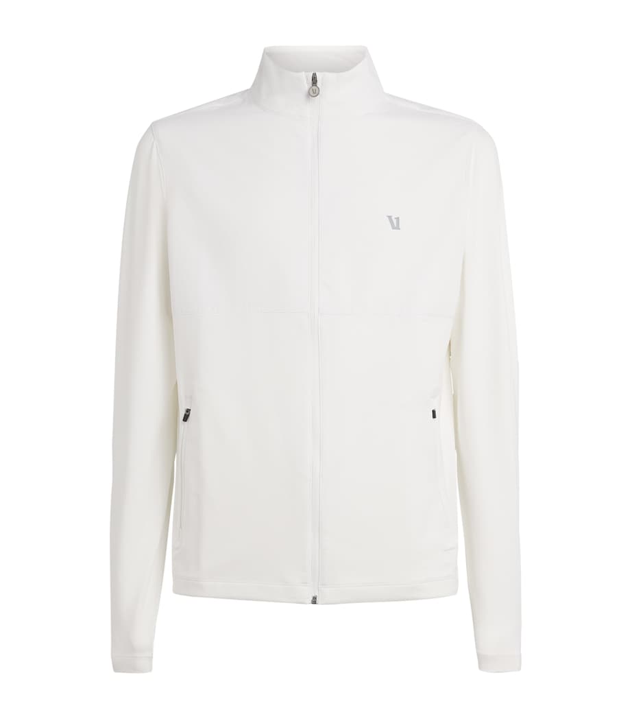VUORI Mens Sunday Element Track Jacket Wht White Image 1