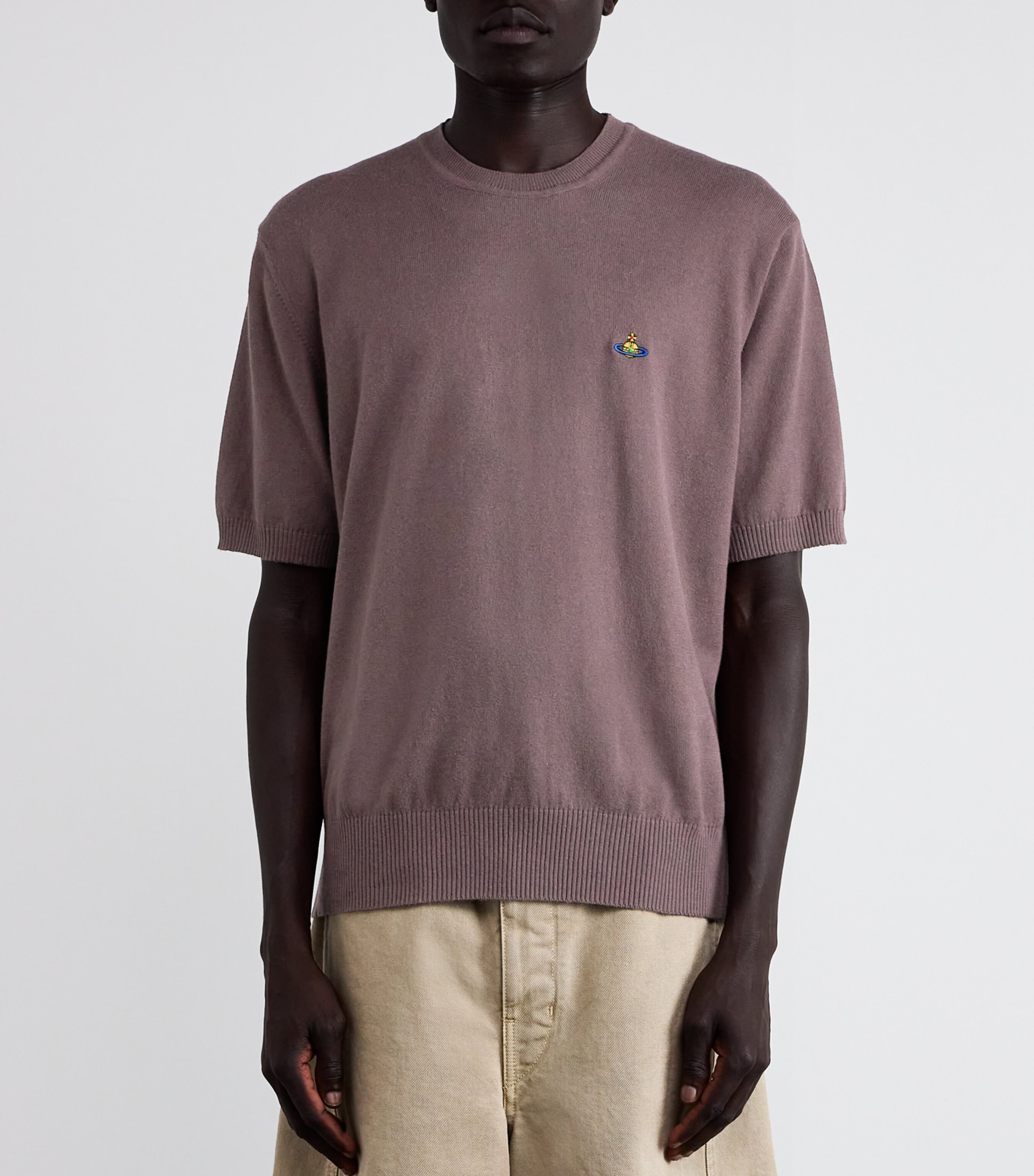 Tシャツ・カットソー VIVIENNE WESTWOOD Sand Cotton Blend Alex Sweater Vivienne Westwood Cotton blend alex sweater | The Fashion Square