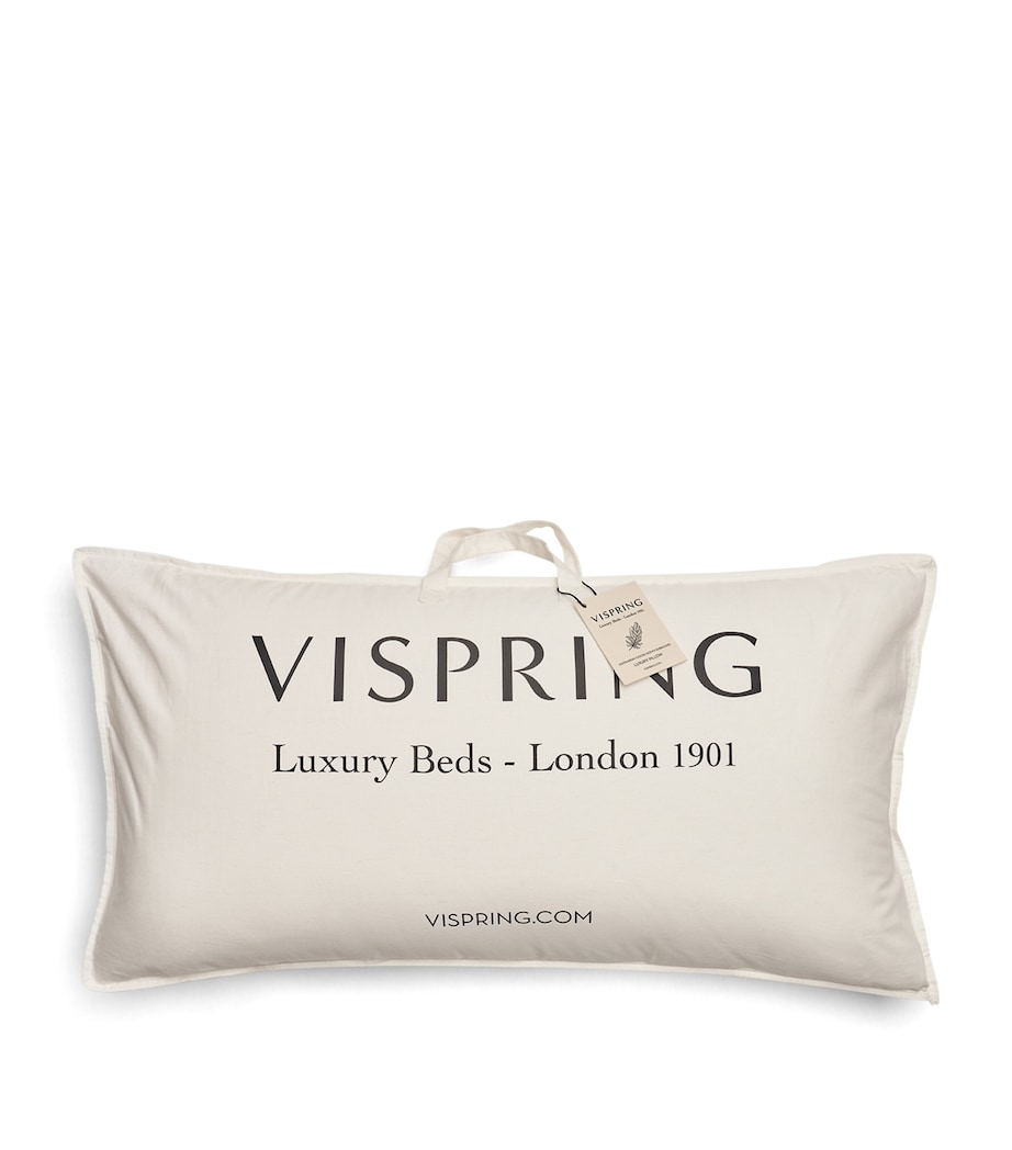 Cotton Down-Filled Pillow (90cm x 50cm) WHITE Image 2
