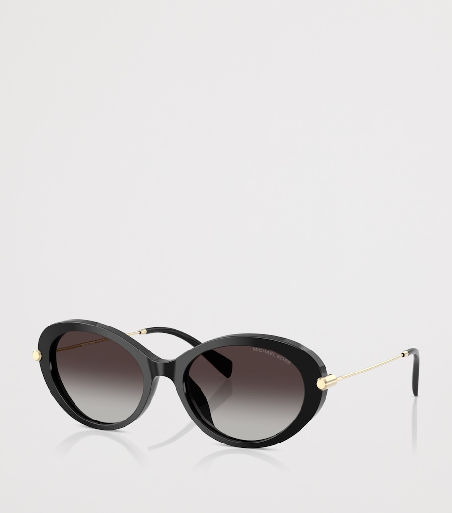 Michael Kors Rockaway Oval Sunglasses Black Image 2