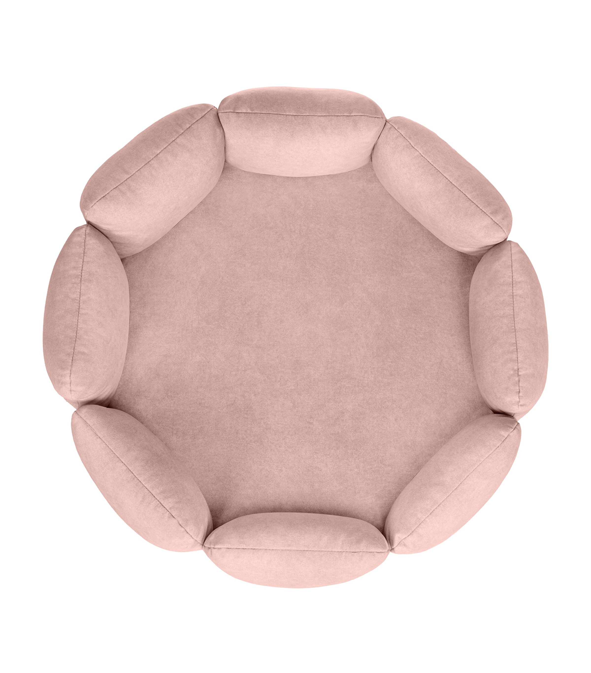 Medium Camelia Dog Sofa BLUSH PINK+GOLD Image 3