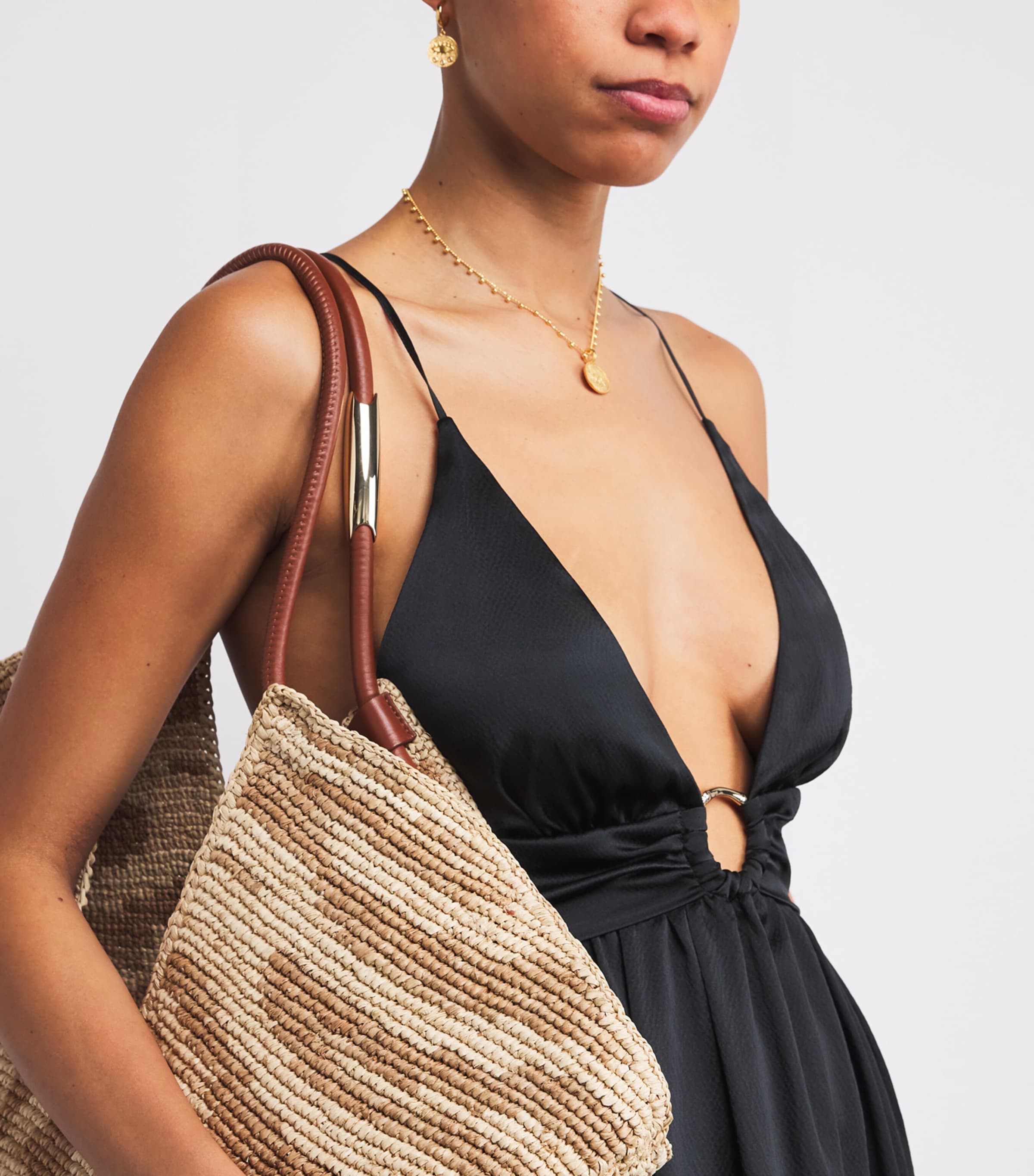 Silk Meteora Maxi Dress BLK-BLK/SILK Image 4