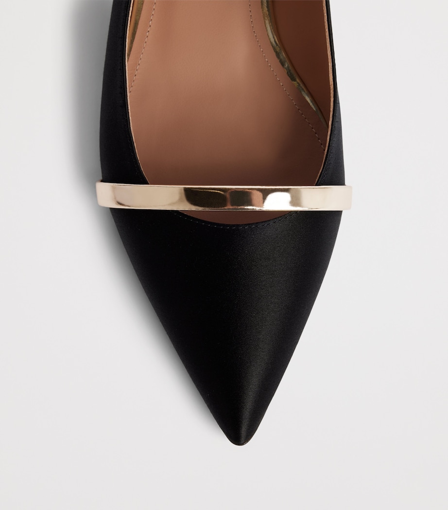 Malone Souliers Satin Maureen Mules Black Image 5