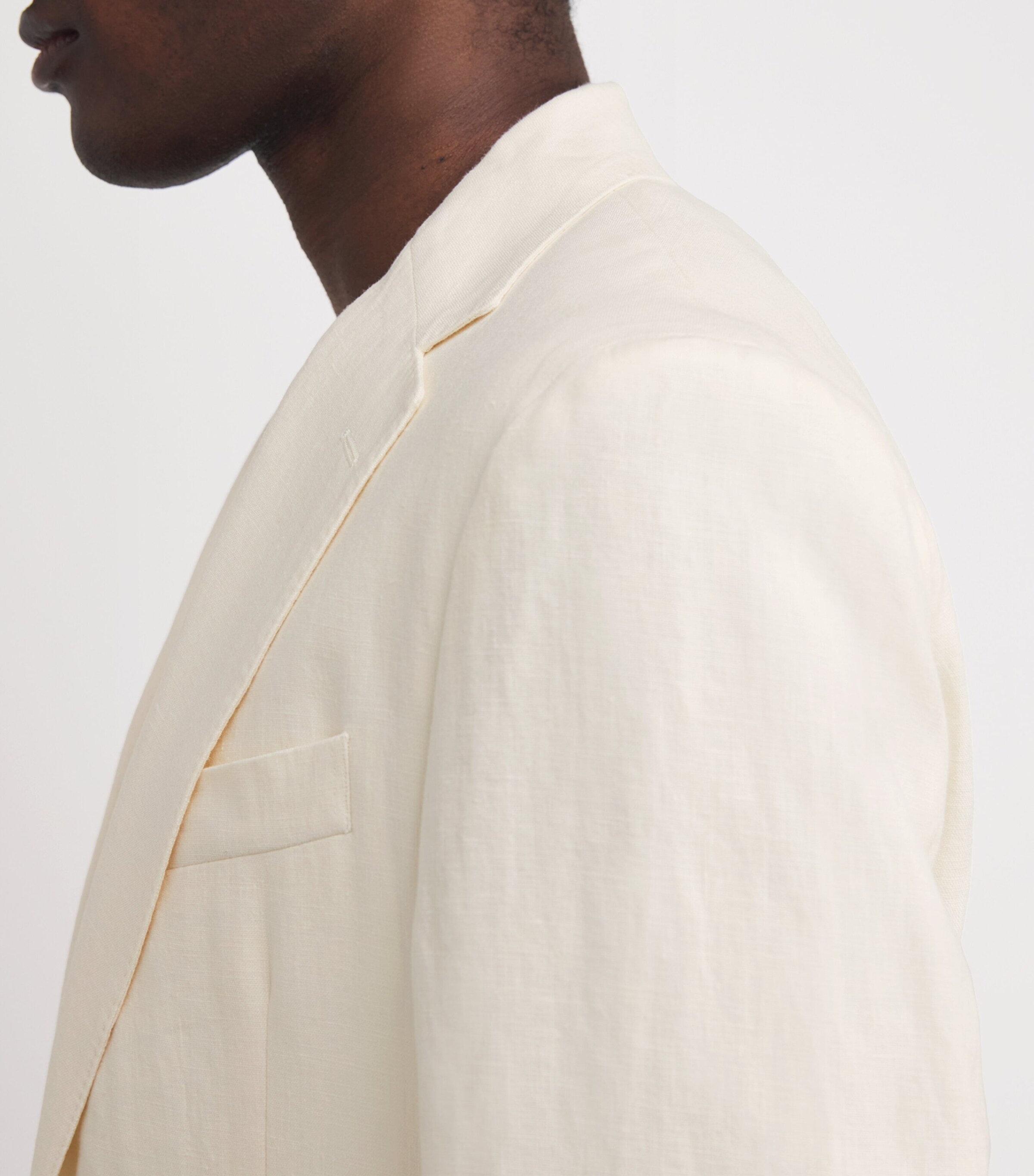 Polo Ralph Lauren Mens Linen Blazer Lt Cream Image 6