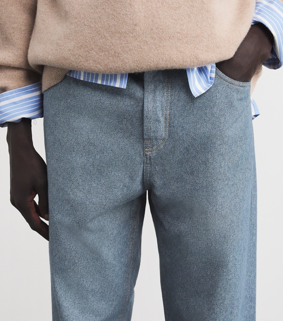 Straight Jeans 330-BLUE Image 6