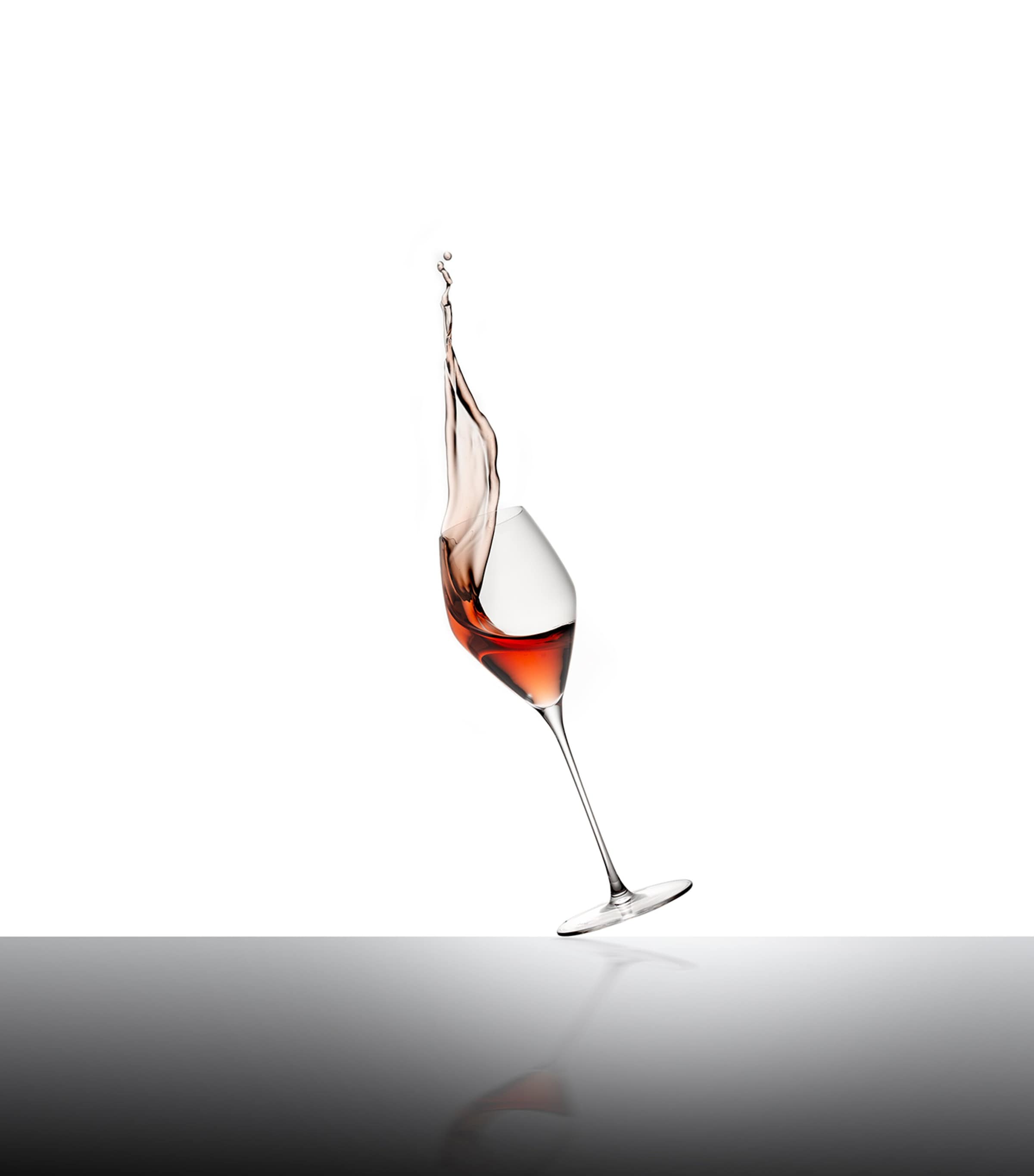 Set of 2 Crystal Veloce Rosé Glasses (347ml) CLEAR Image 4