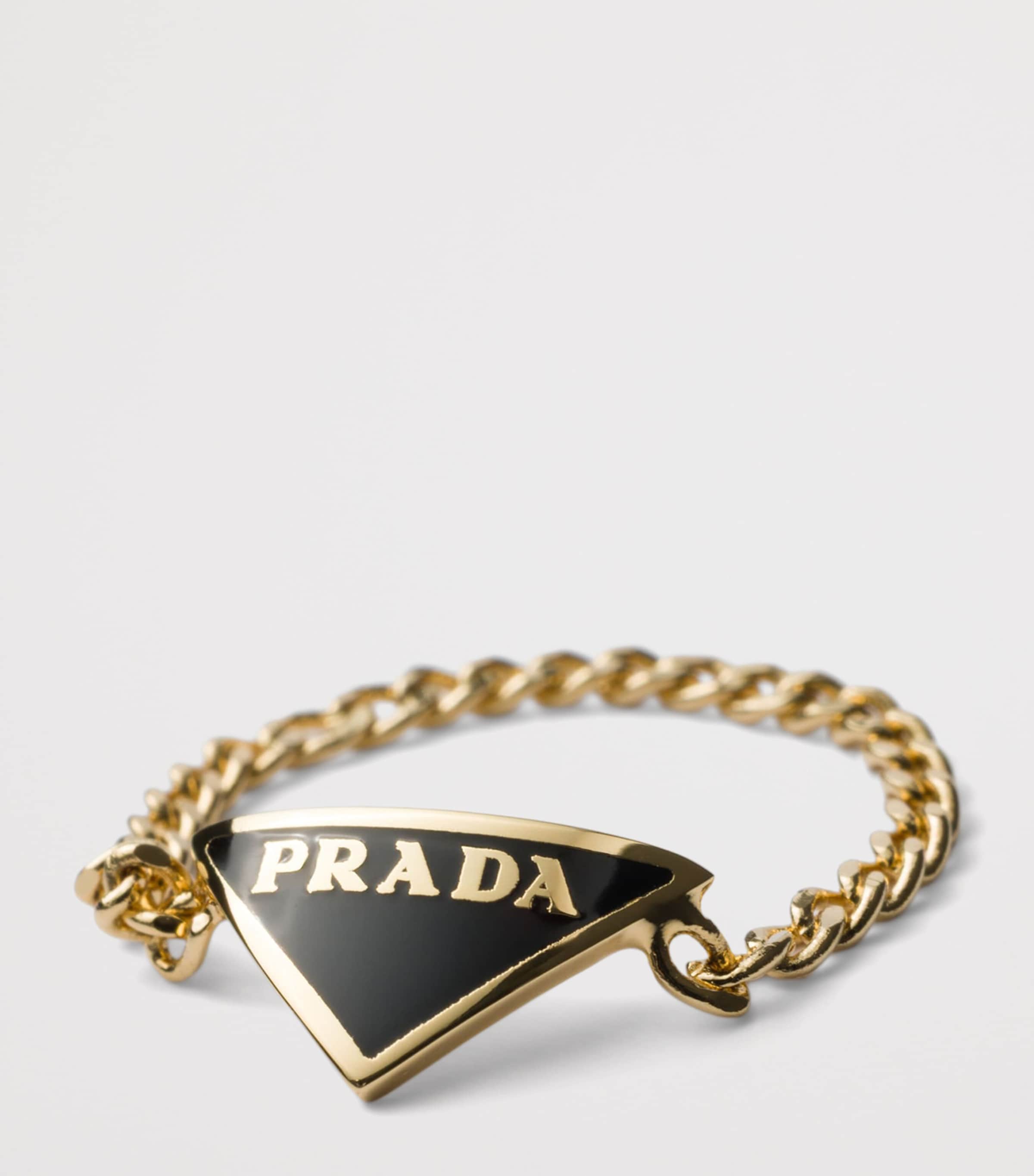 Enamel Triangle Chain Ring F019F Image 2