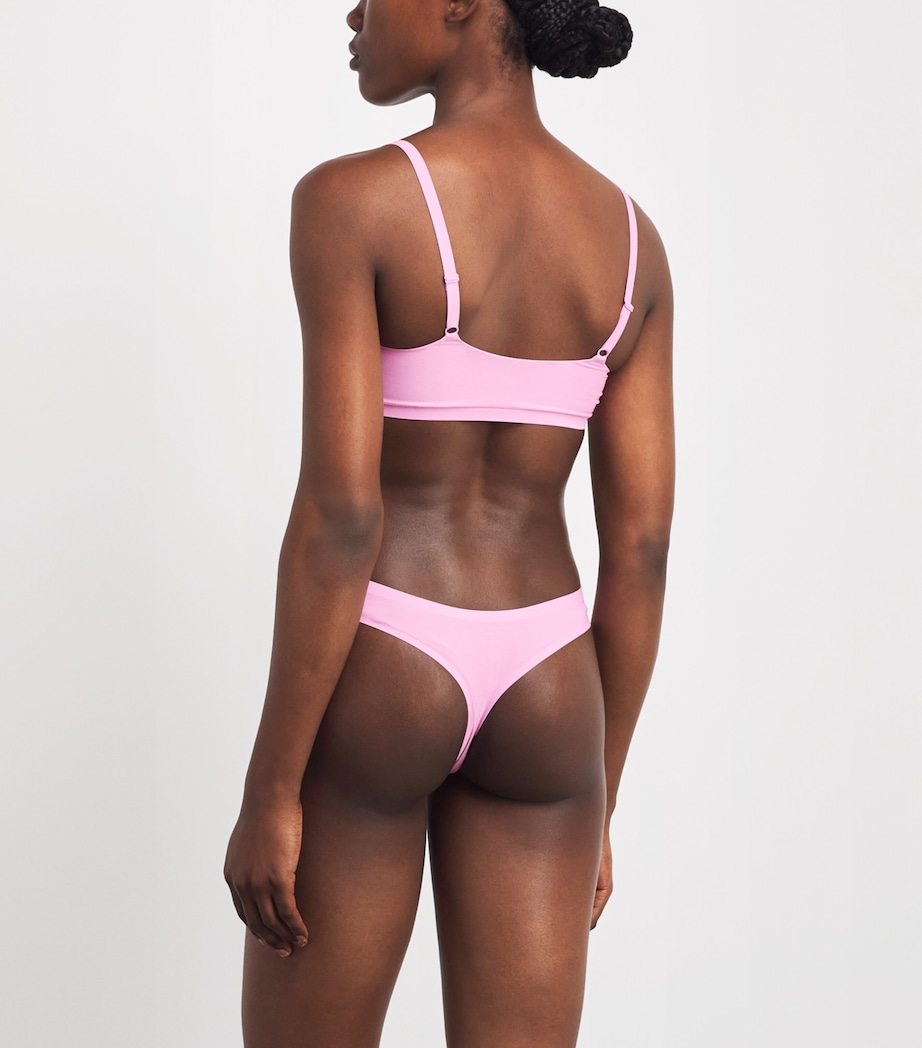 Chantelle Womens SoftStretch Thong Peony Pink Image 3