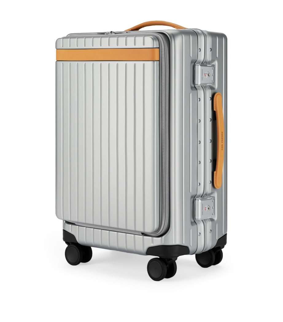 The Carry-On Pro Suitcase (55cm) LIGHT GREY TAN Image 1