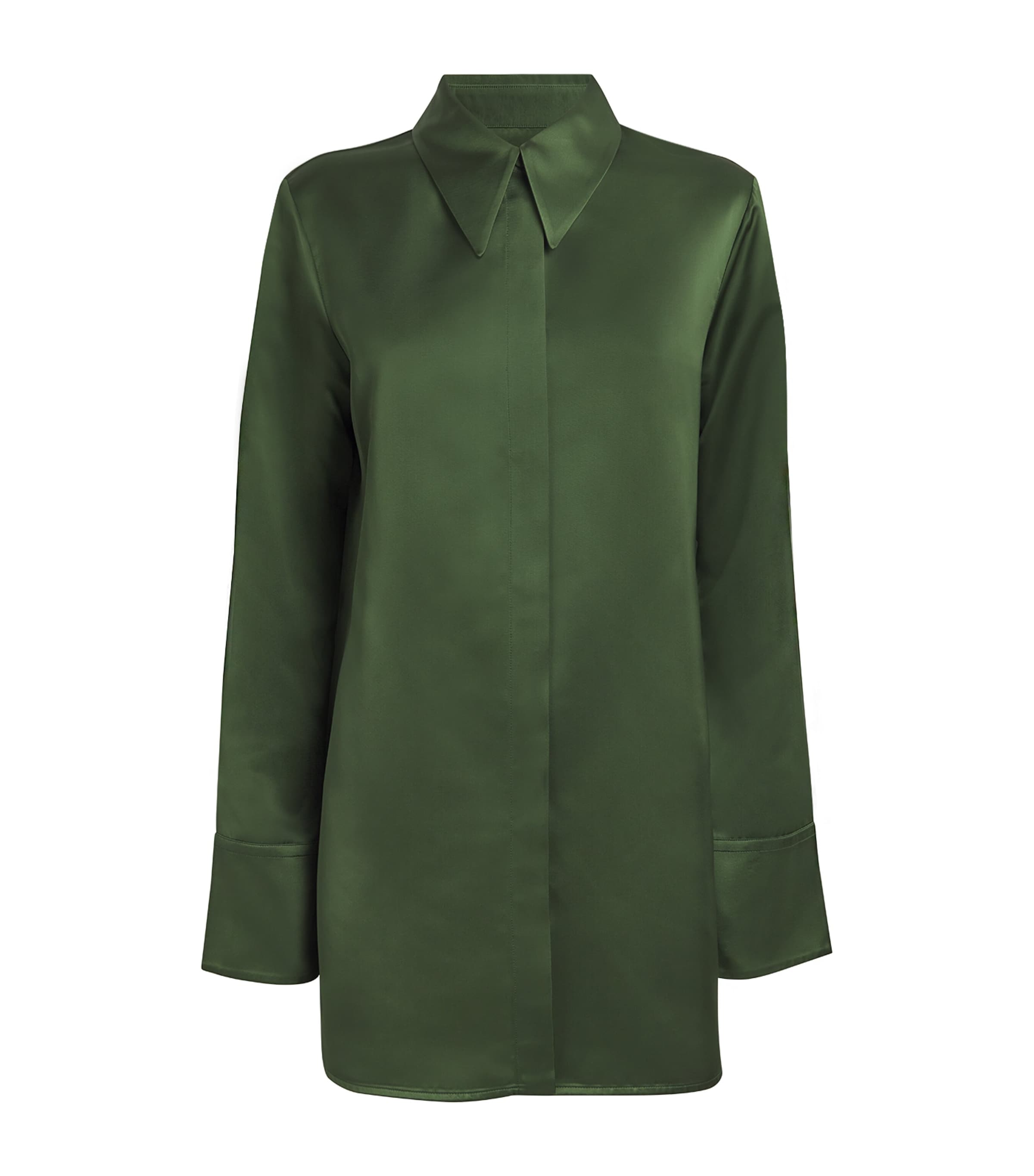 Jil Sander Oversized Shirt In Green