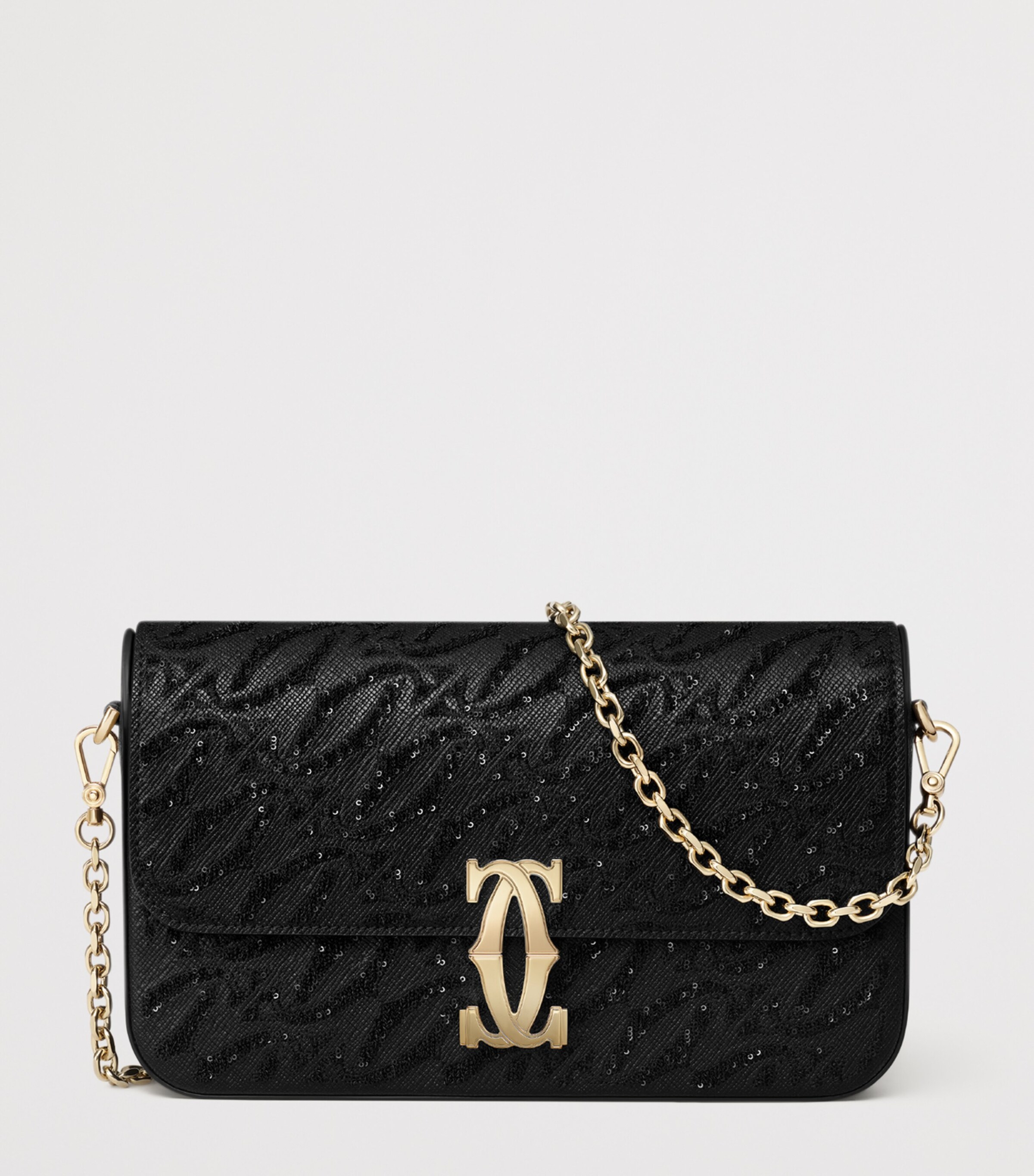 Mini C de Cartier Chain Bag BLACK Image 2