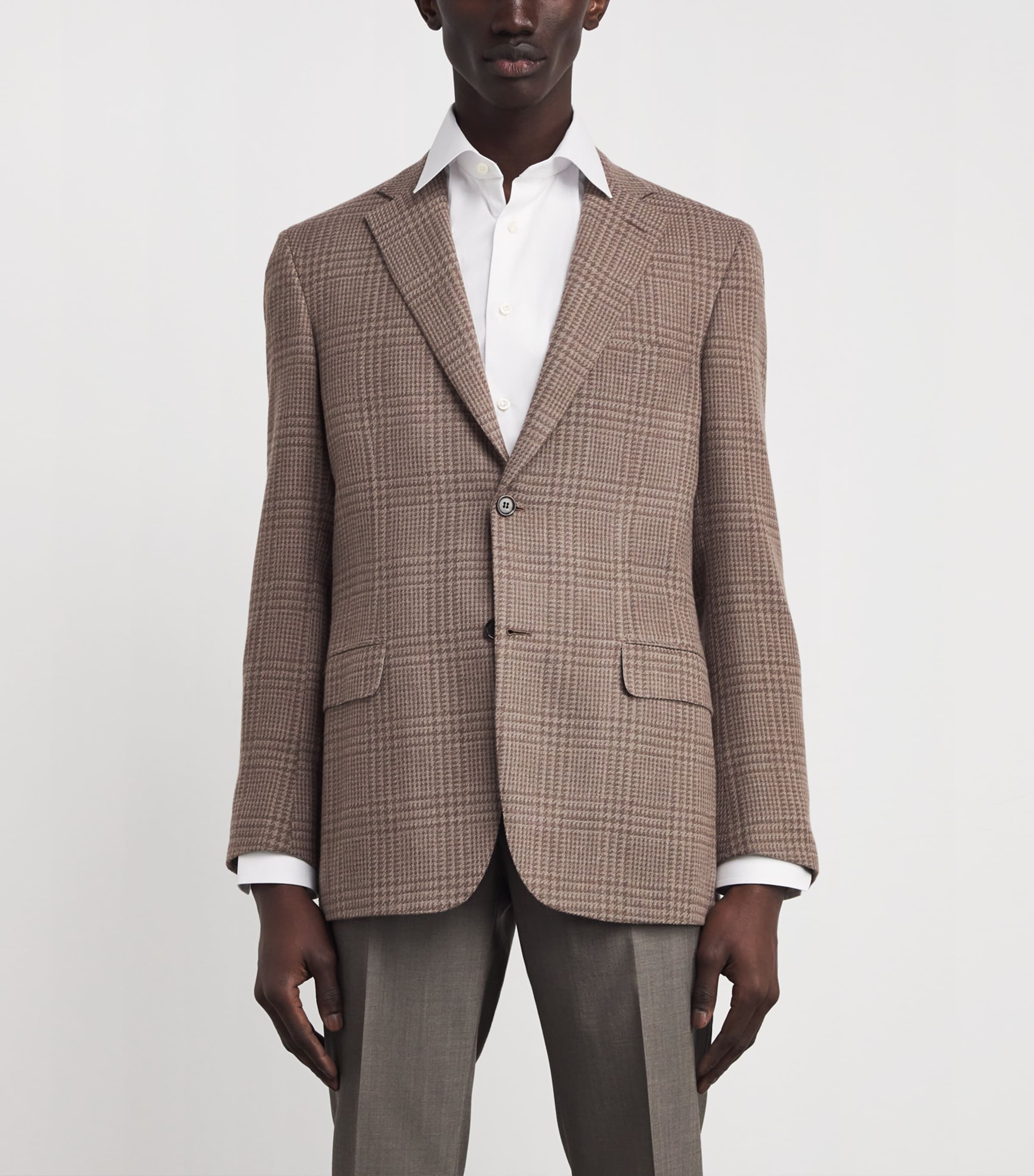 Wool-Silk Check Blazer 2800 Image 3
