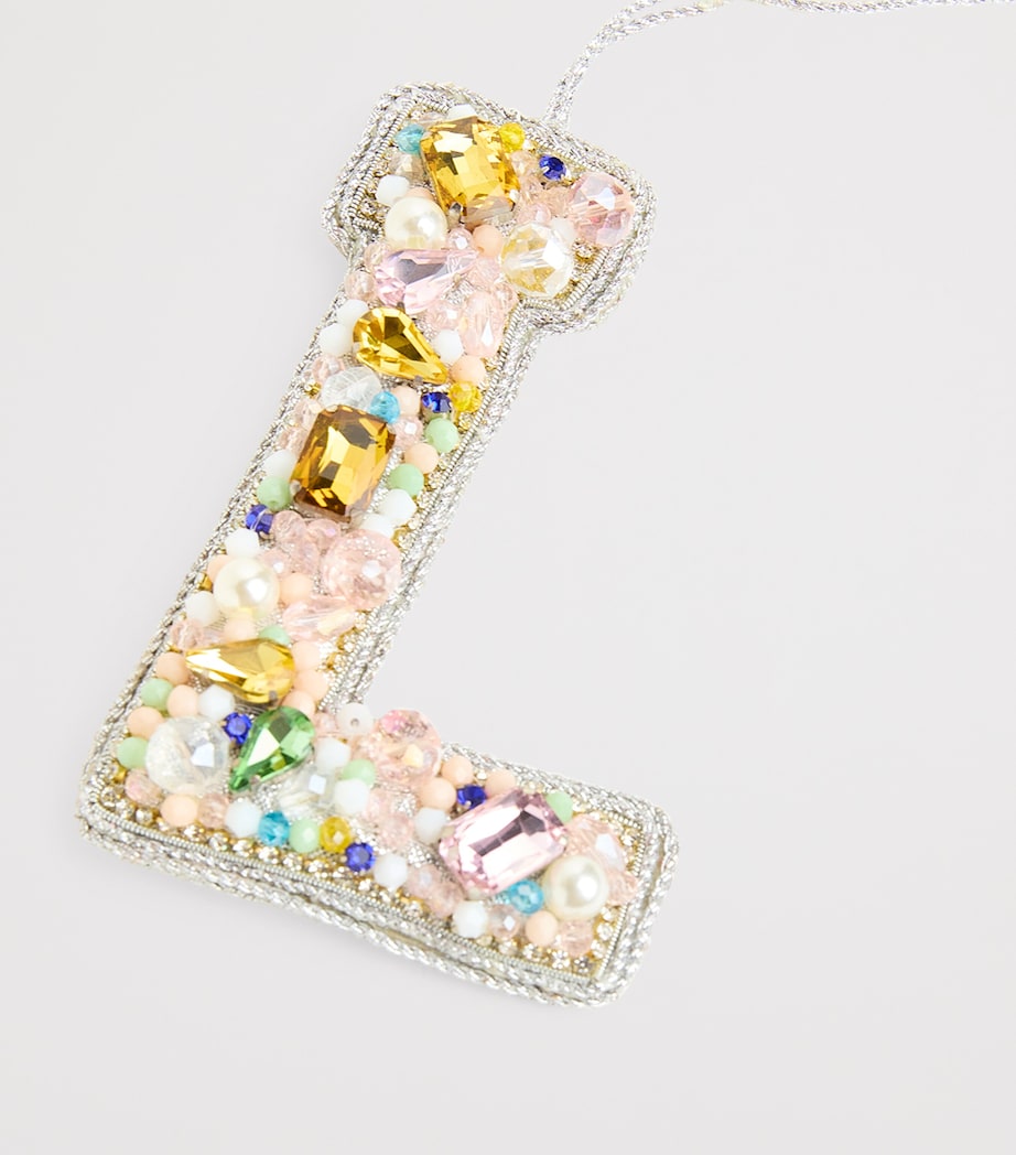 Embellished L Tree Decoration MULTI, SILVER Image 2