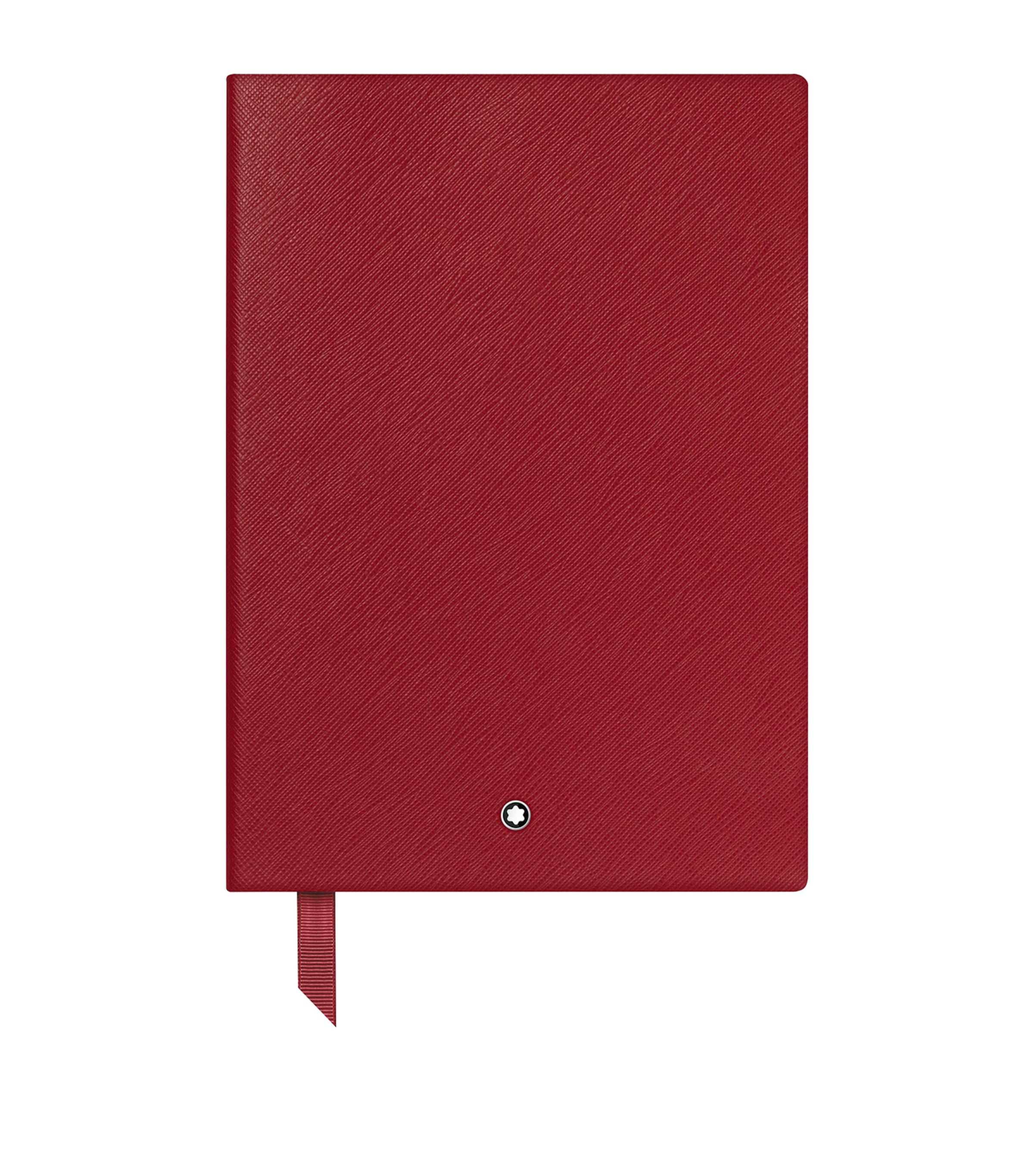 Montblanc Leather Notebook #146 In Red