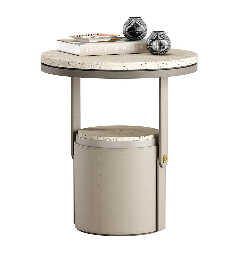 Marble Beppu Side Table BEIGE Image 2