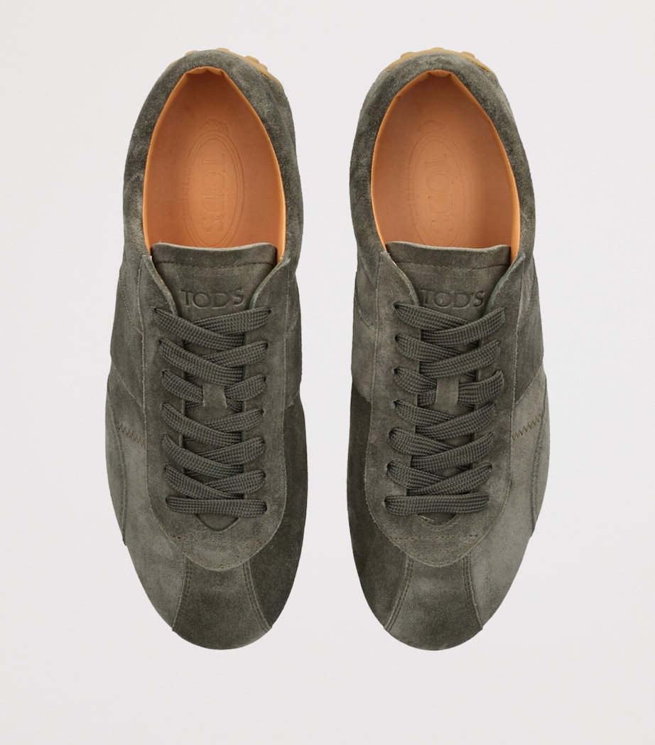 Tod's Suede T-Marathon Sneakers Khaki Image 4