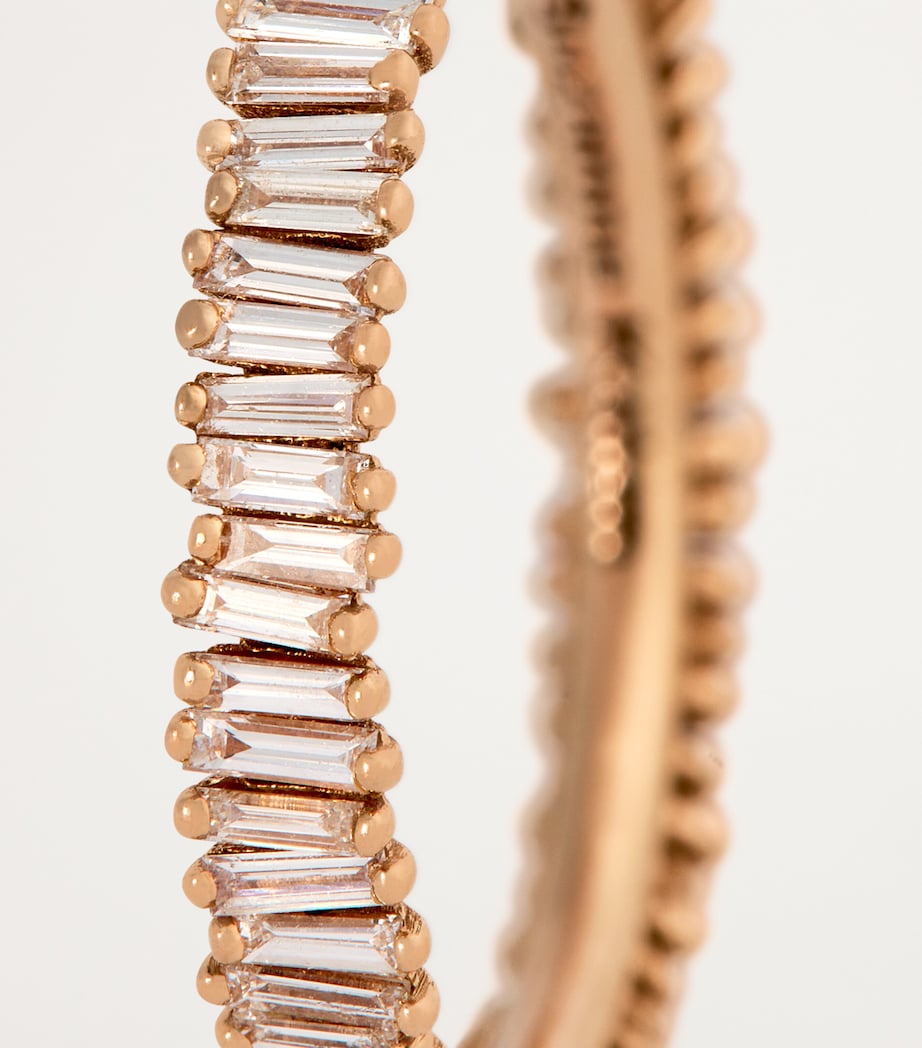 Rose Gold and Diamond Mini Classic Eternity Ring 18K RG/WD Image 6