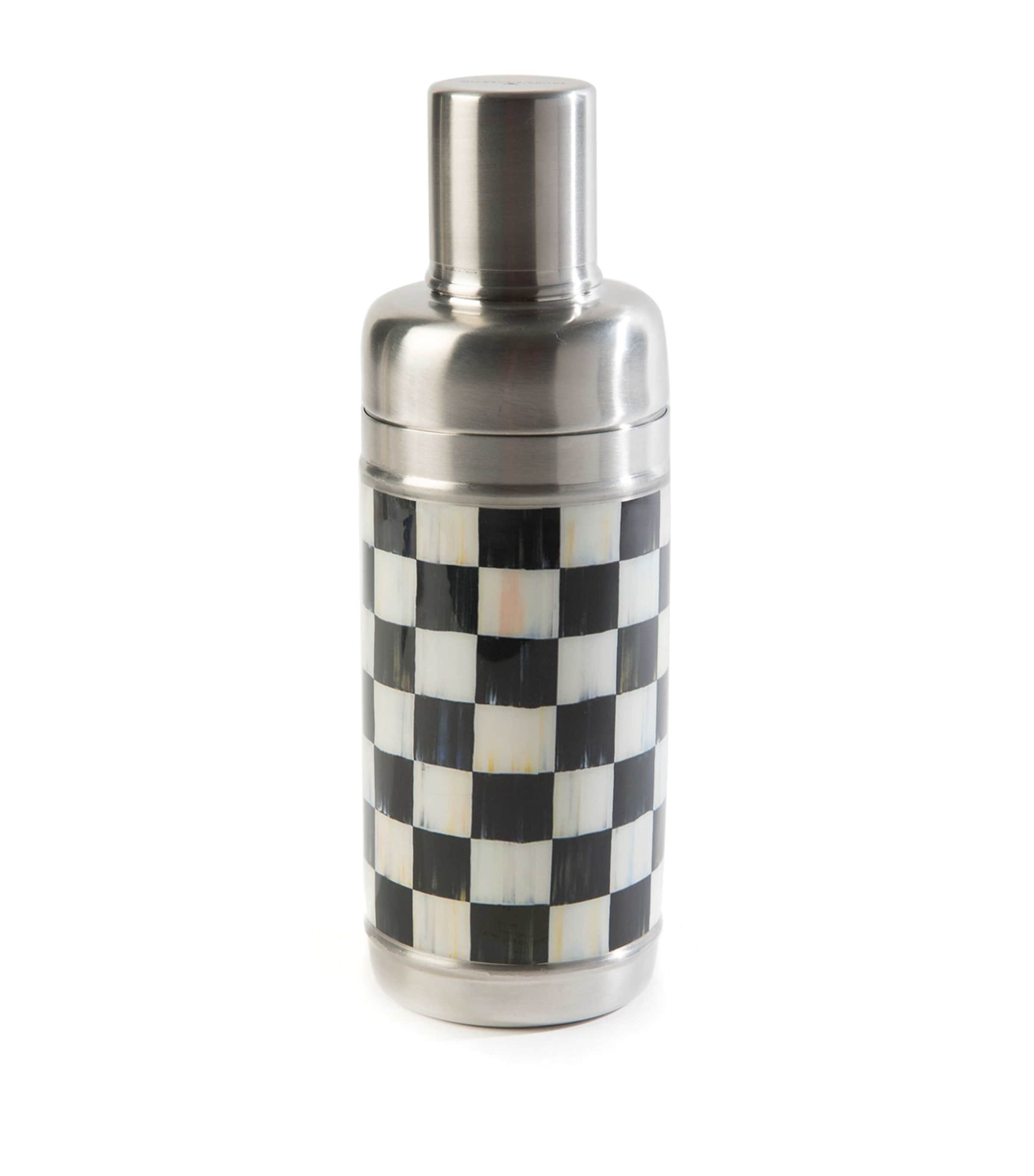 MACKENZIE-CHILDS COURTLY CHECK COCKTAIL SHAKER 