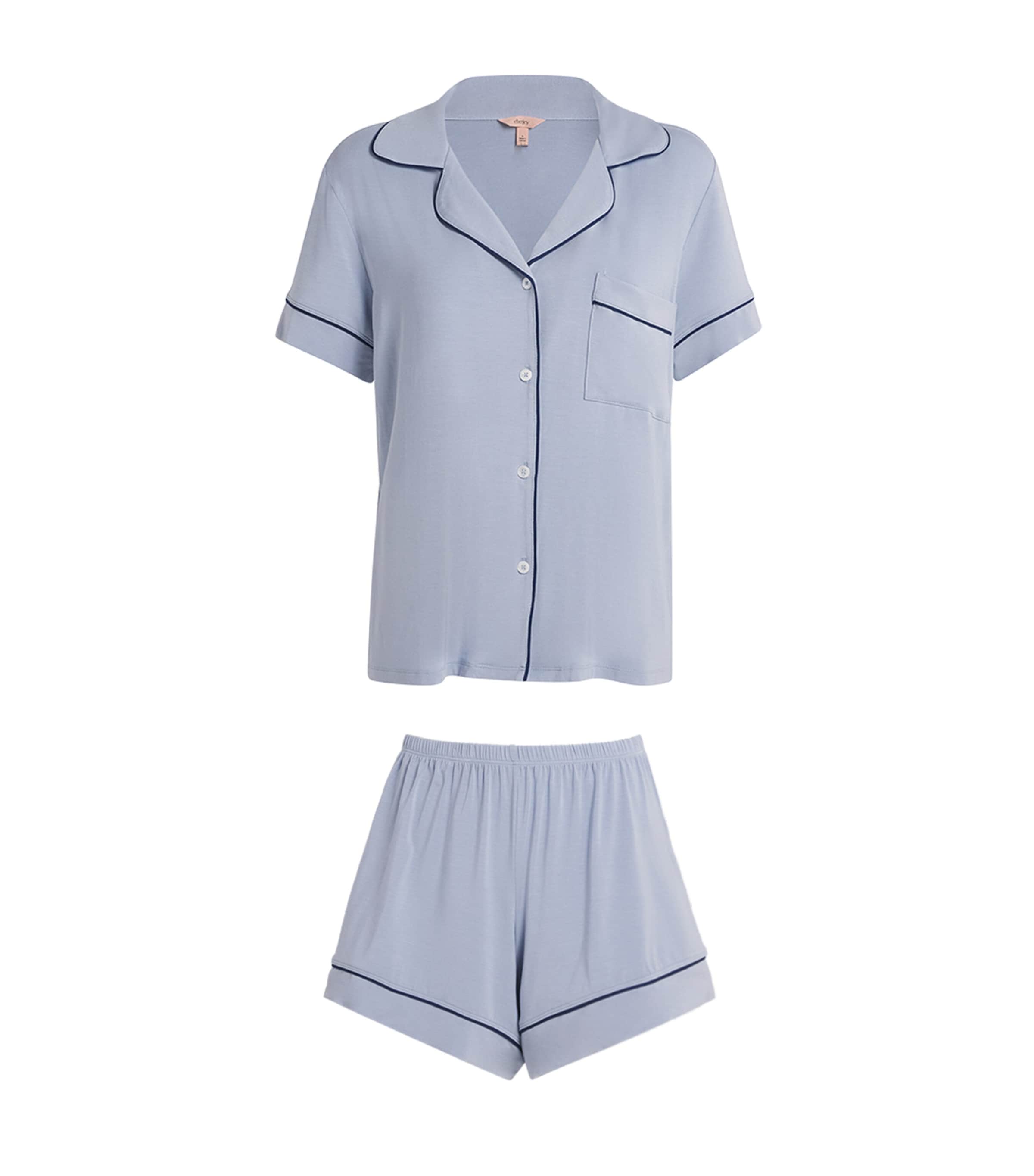 Eberjey Gisele Short Pyjama Set In Blue