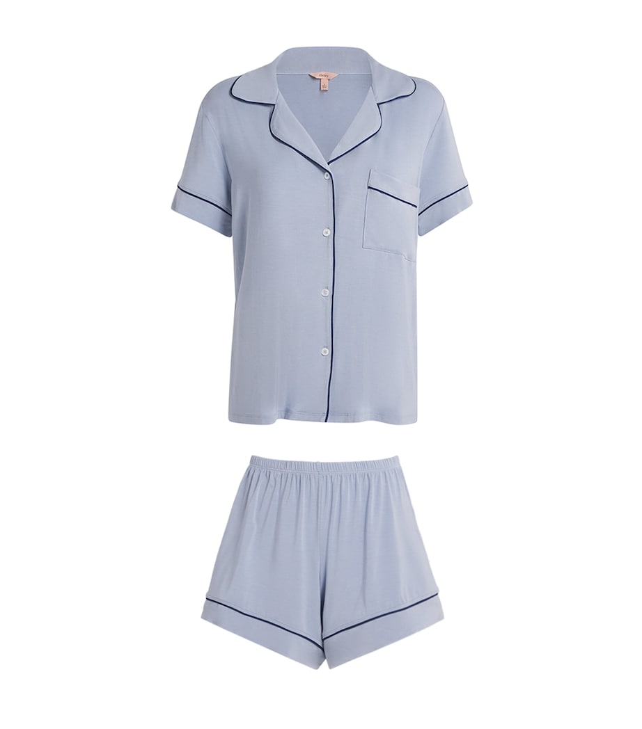 Gisele Short Pyjama Set GRAY DAWN/NAVY Image 1