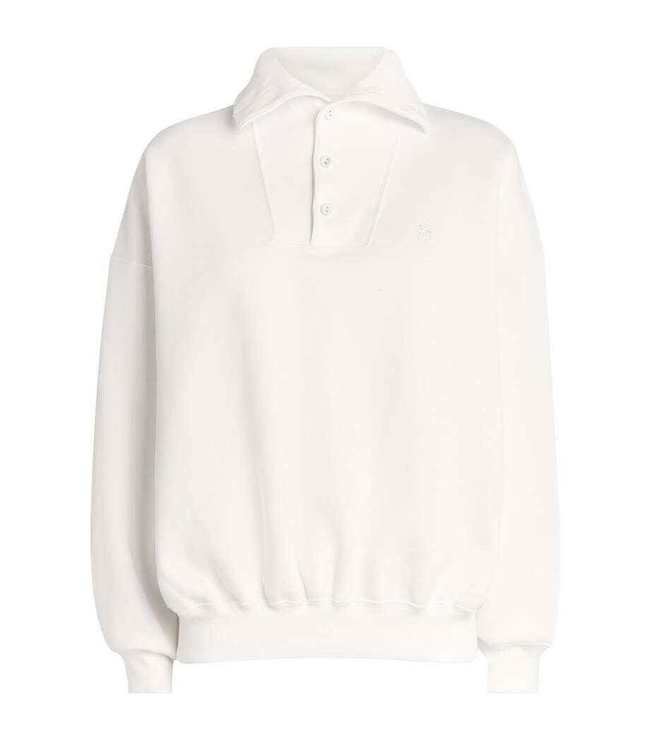 Polo Ralph Lauren Womens x Wimbledon Logo Sweatshirt White Image 1
