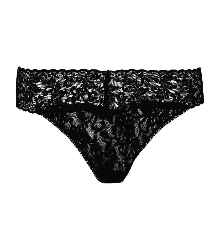 Original Rise Thong BLACK Image 1