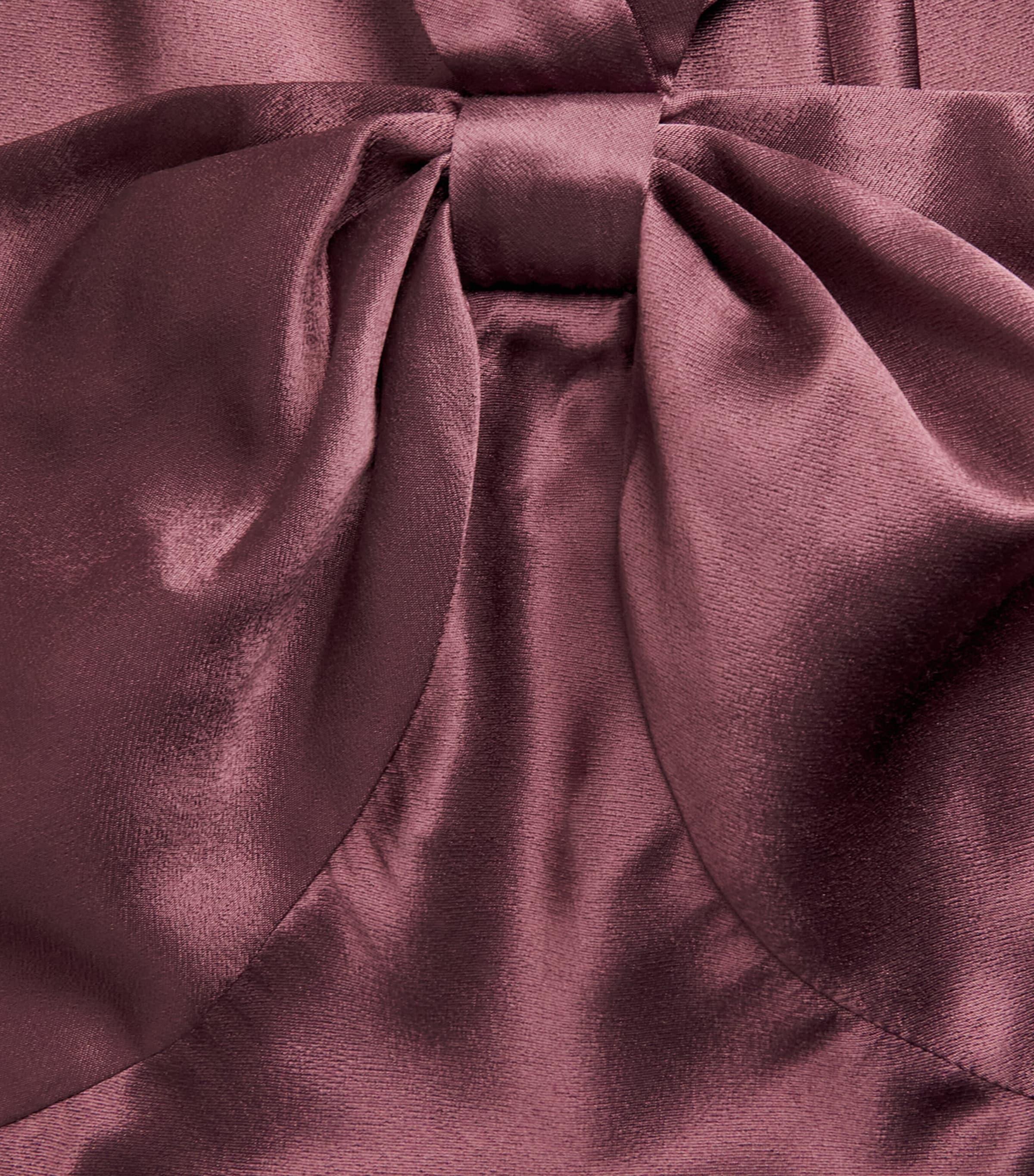 Rixo Womens Satin Losanna Maxi Dress Wine Image 6