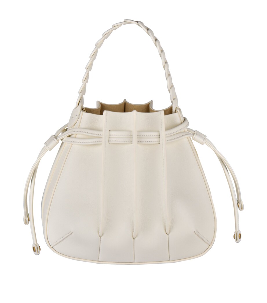 Mini Leather Gem Bucket Bag OFF-WHITE Image 1