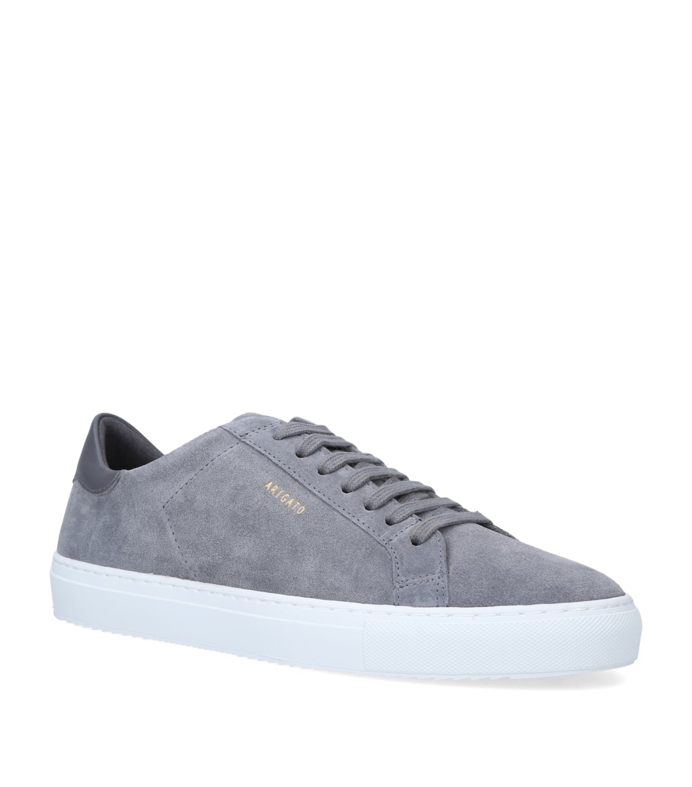 Axel Arigato Clean 90 Leather Sneakers In Gray