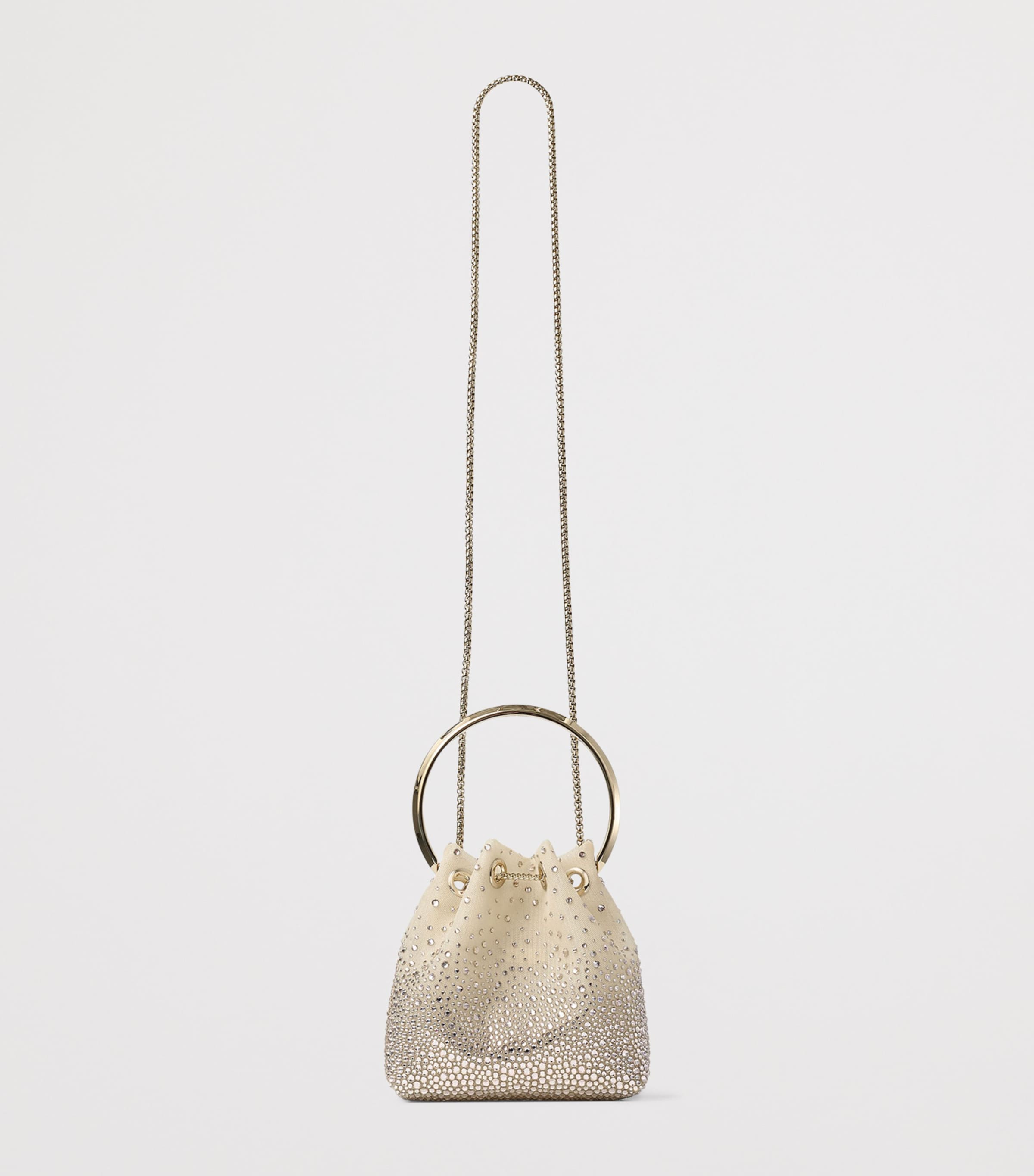 Embellished Bon Bon Top-Handle Bag SOFT LIGHT GOLD/LIGH Image 3