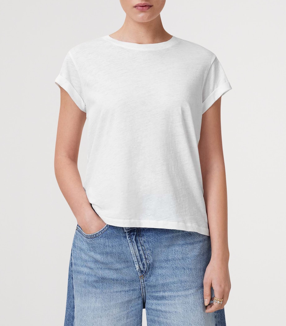 Organic Cotton Anna T-Shirt CHALK WHITE Image 4