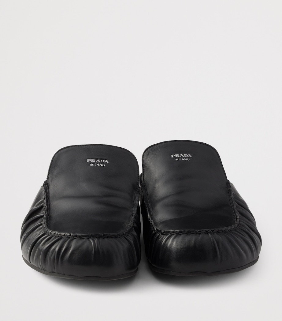Prada Leather Mules Image 6