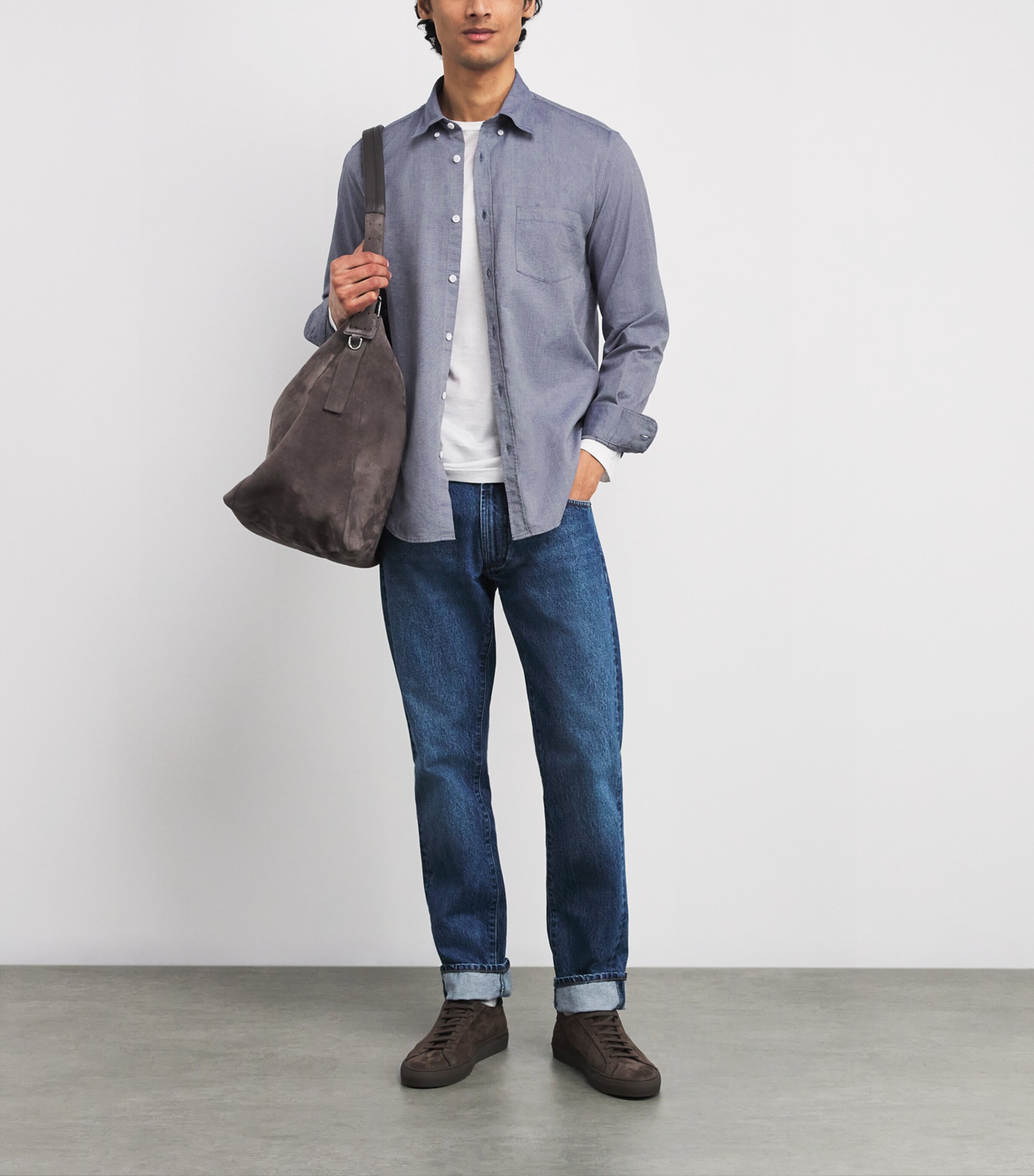 Cotton Oxford Shirt BUNU D BLUE OXFORD Image 2