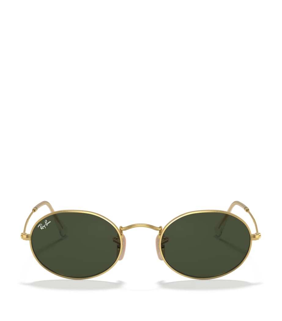 Ray-Ban RB3547 Oval Metal Sunglasses Image 1