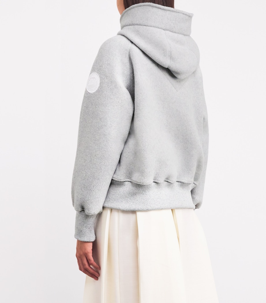 Wool-Blend Chilliwack Bomber Jacket 1342SLVRBRCH HTHR Image 4