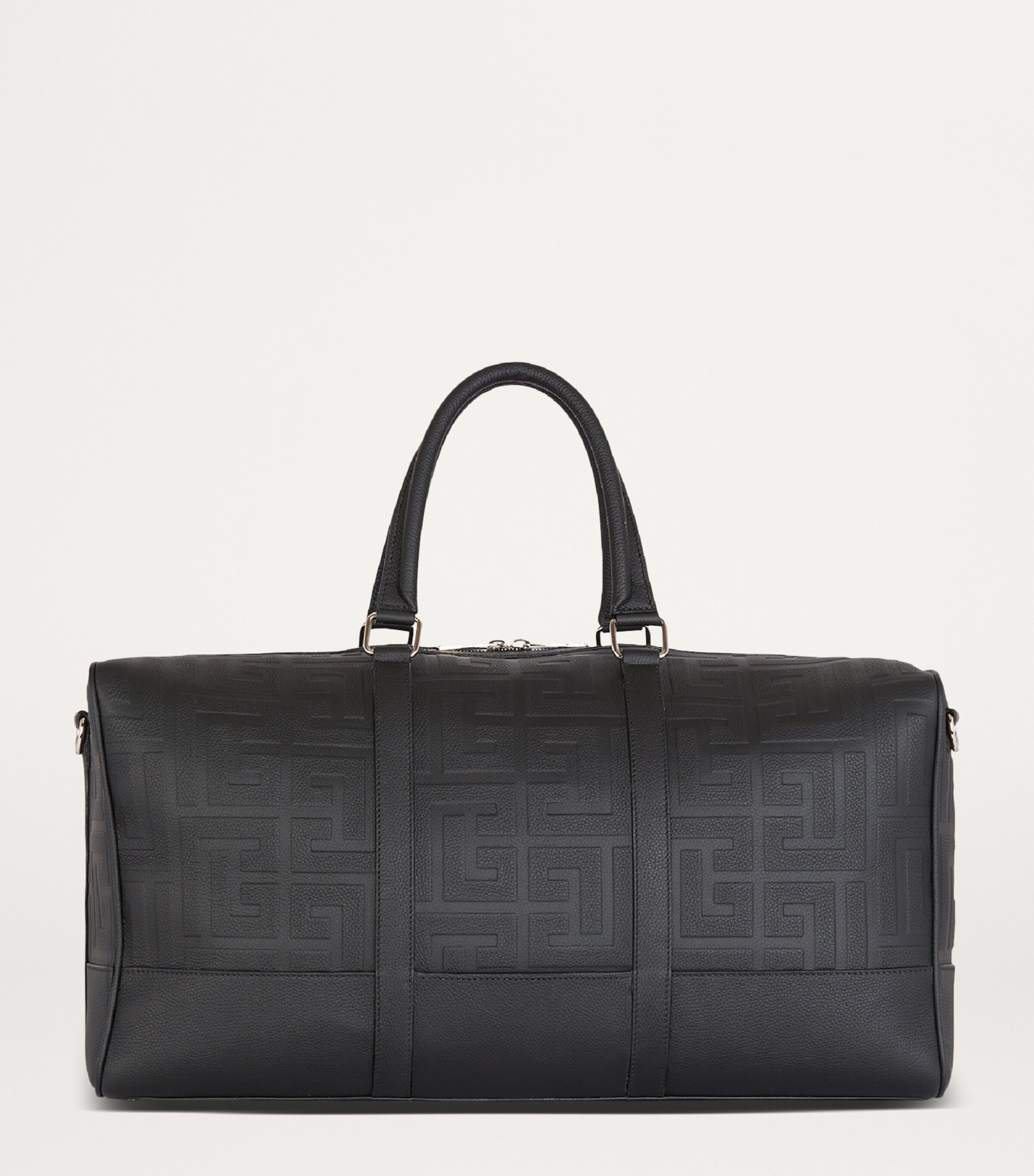 Balmain Leather PB Monogram Holdall Noir Image 7