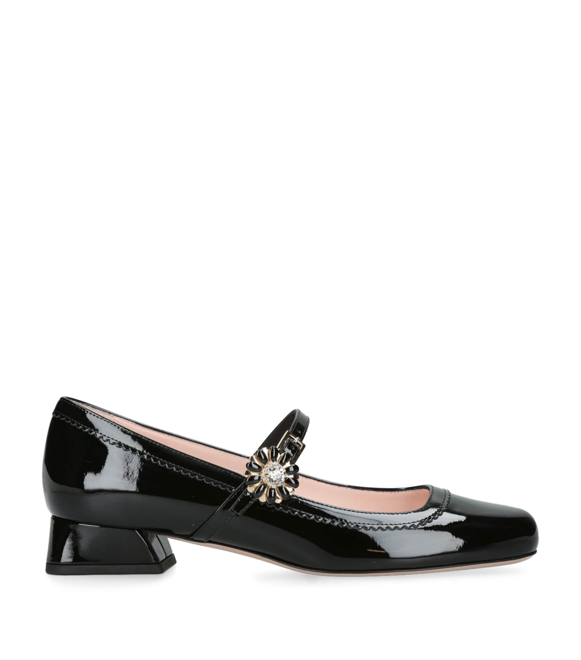 Roger Vivier 25mm Très Vivier Patent Leather Pumps In Black