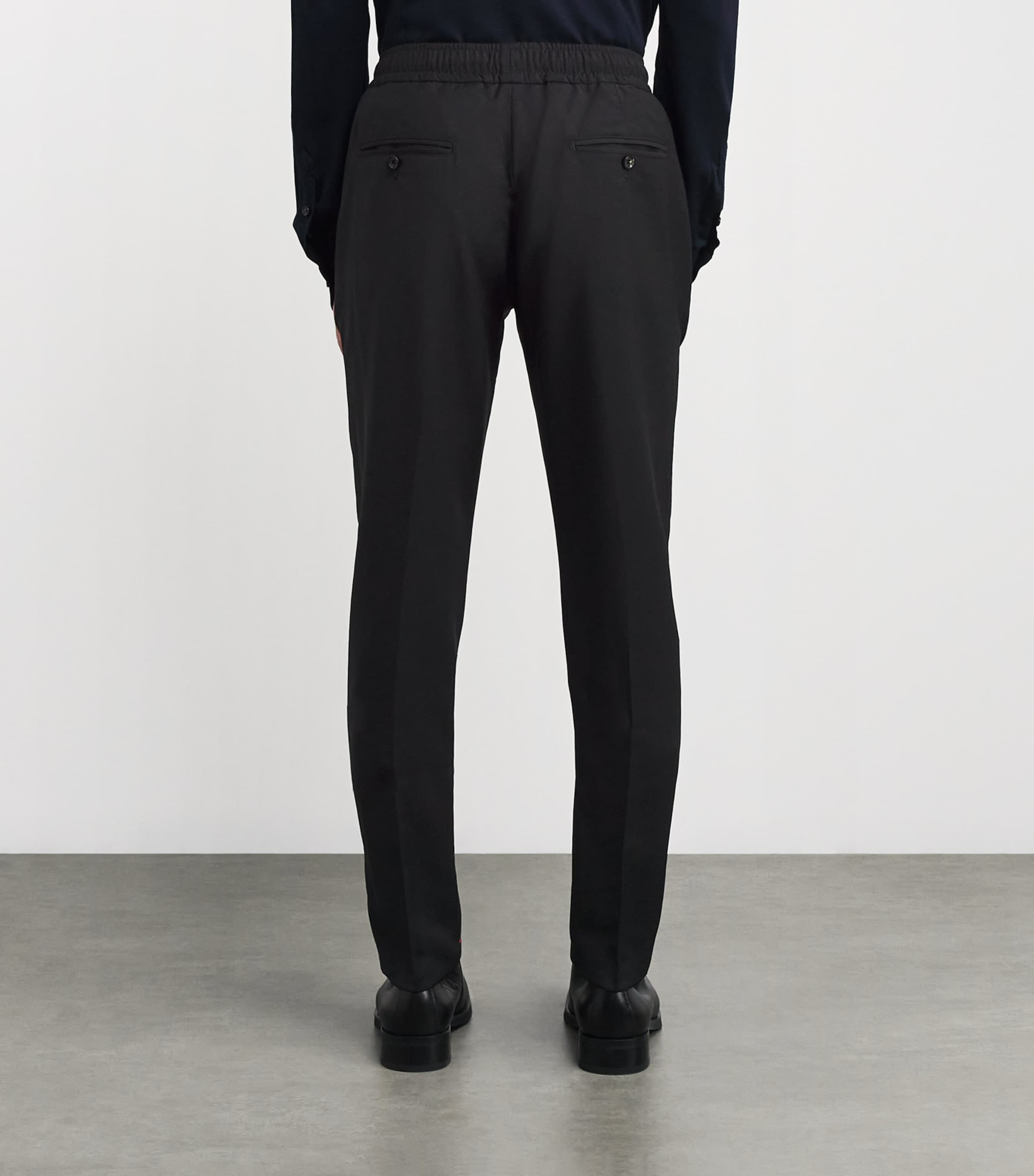 Wool-Mohair Drawstring Trousers 990 Image 4