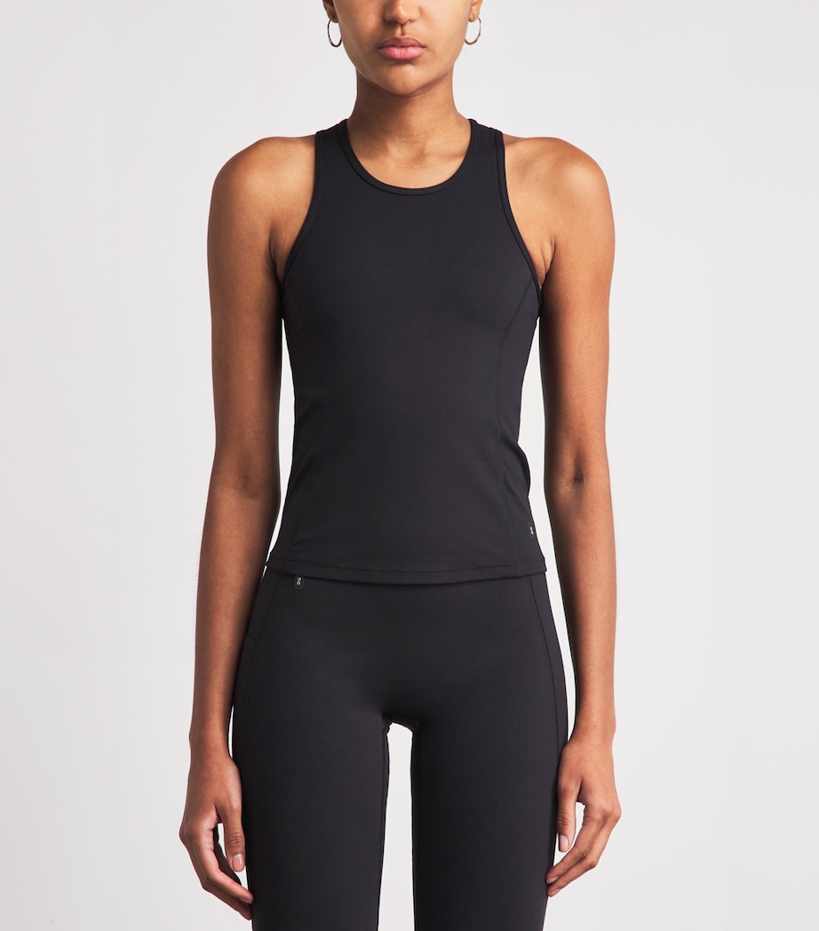 On Womens Studio Vest Top Black Image 4