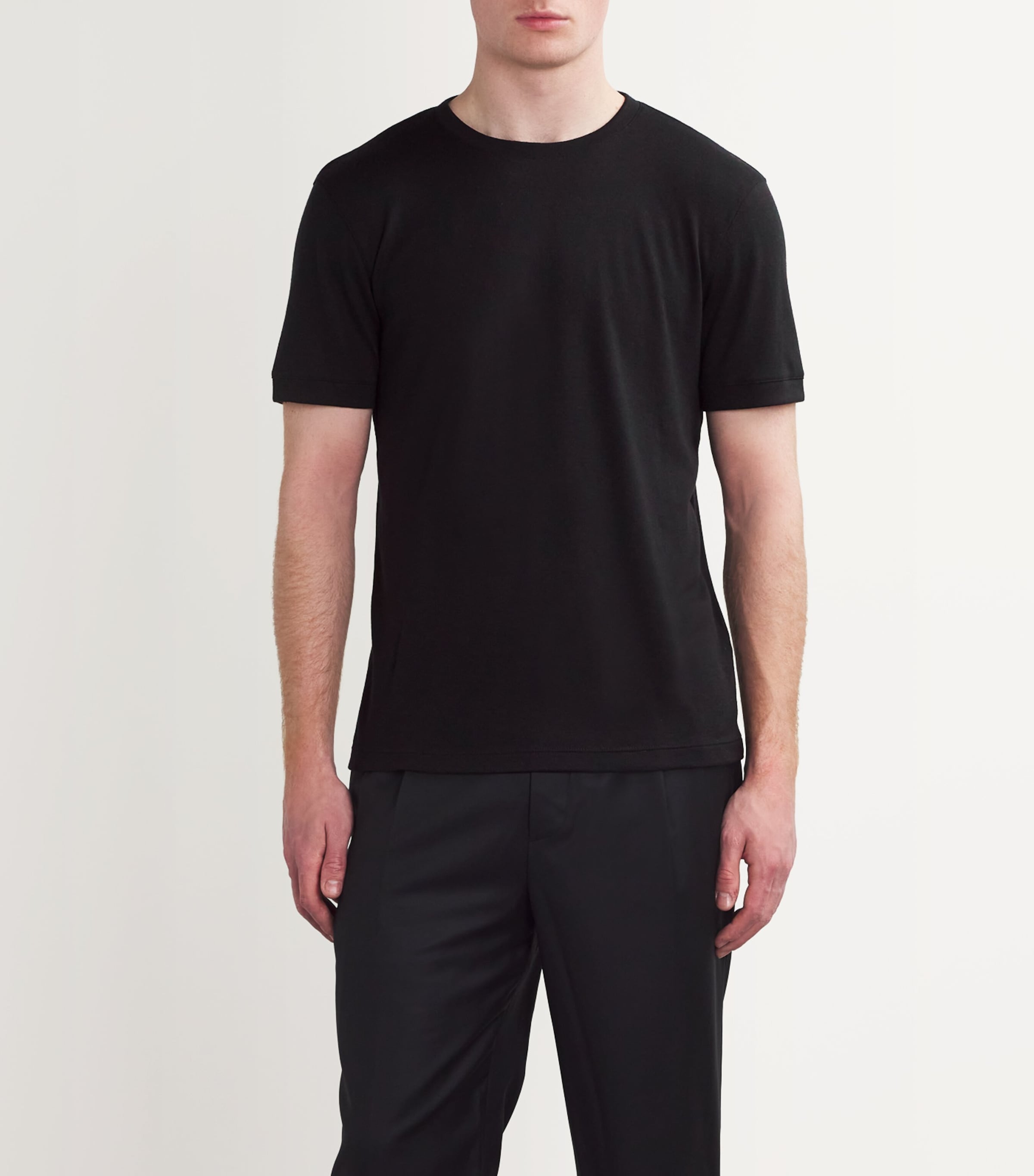 Cashmere Short-Sleeve Sweater UC99 Image 3