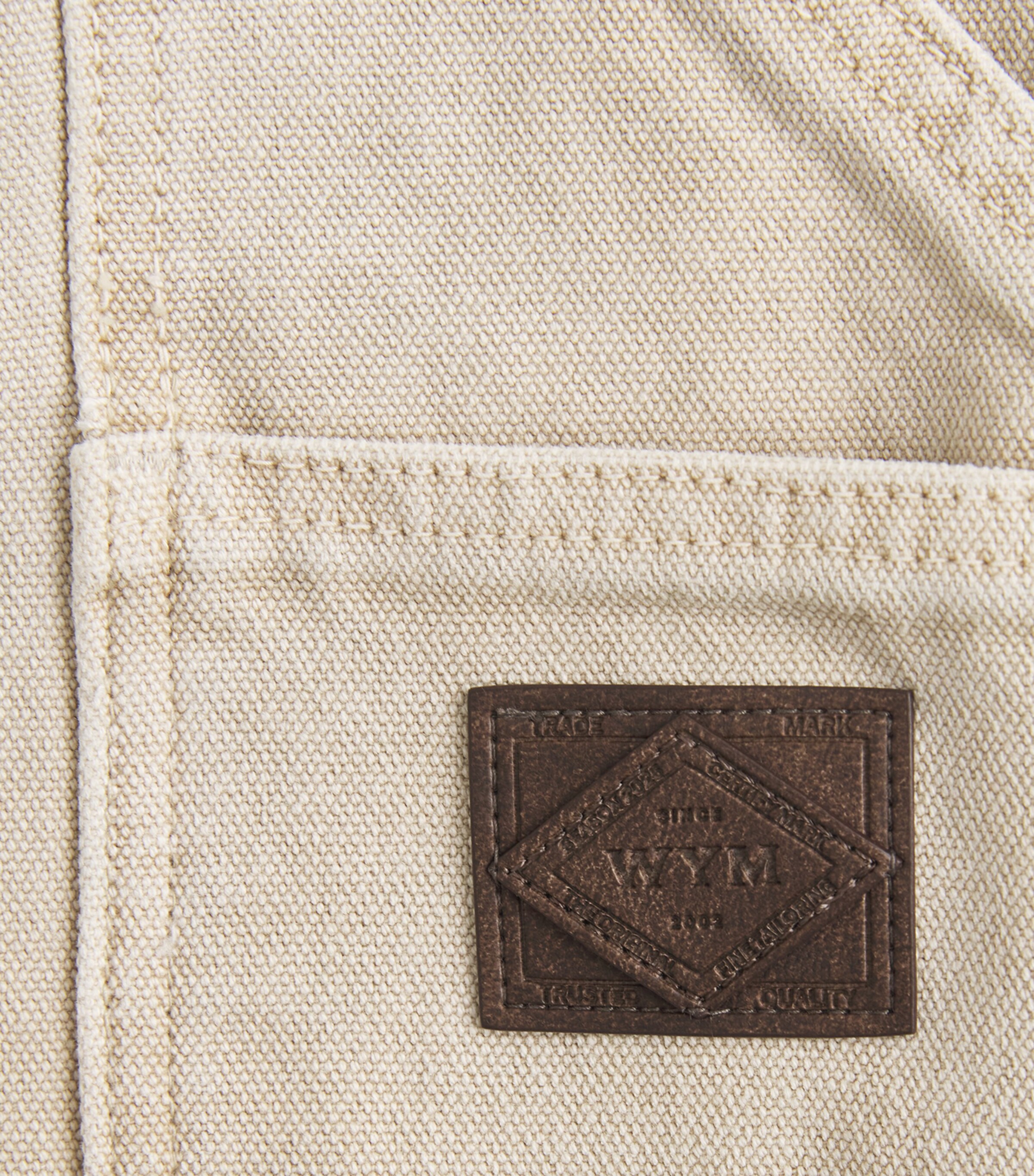 Wooyoungmi Mens Cotton Carpenter Shorts Beige Image 6