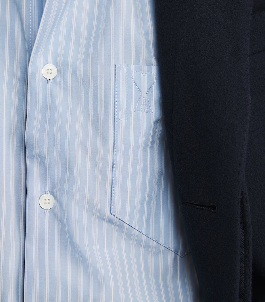 Stripe Ami de Coeur Shirt 4844 BLEUCHMRE/BLANC Image 6
