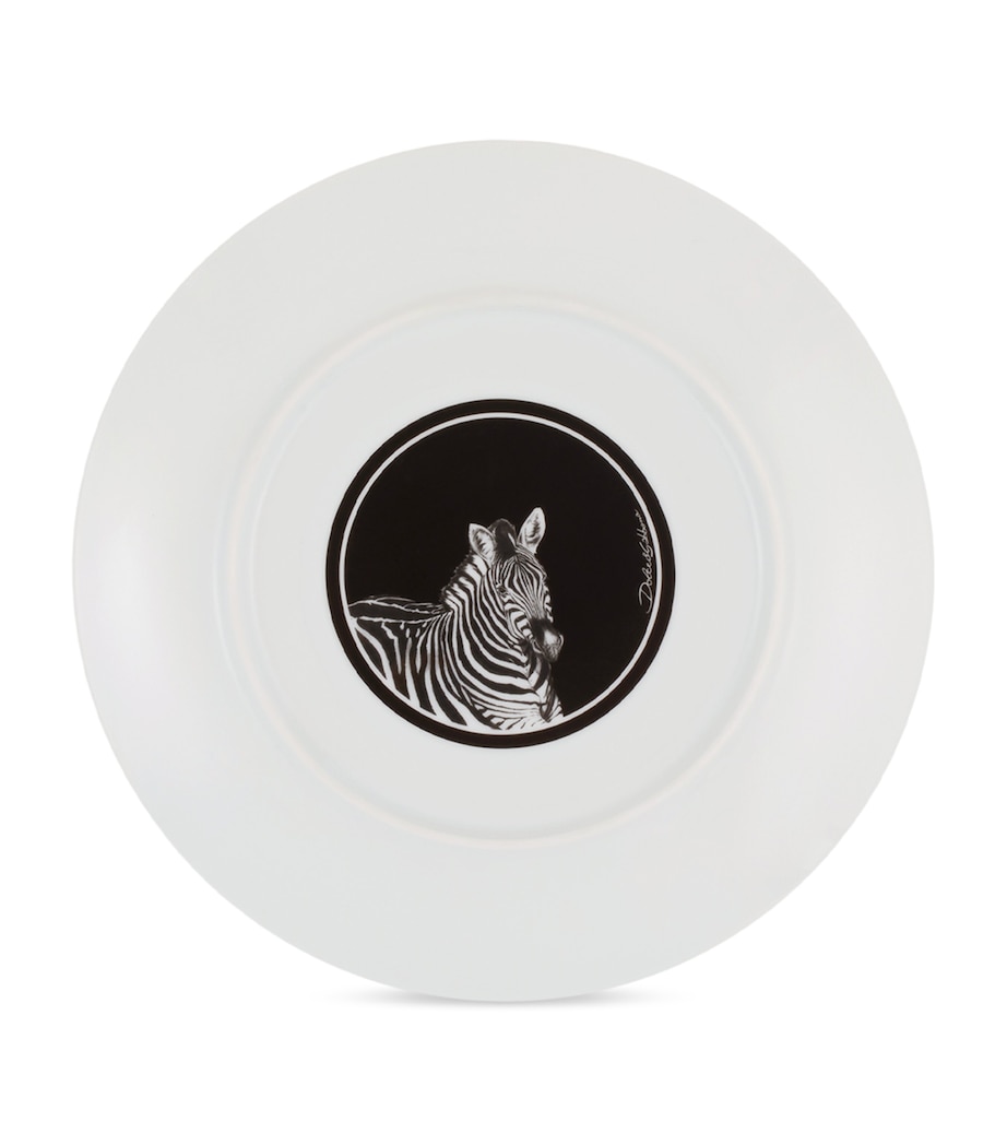 Set of Two Zebra Dessert Plates (19cm) UZ004 ZEBRA Image 2