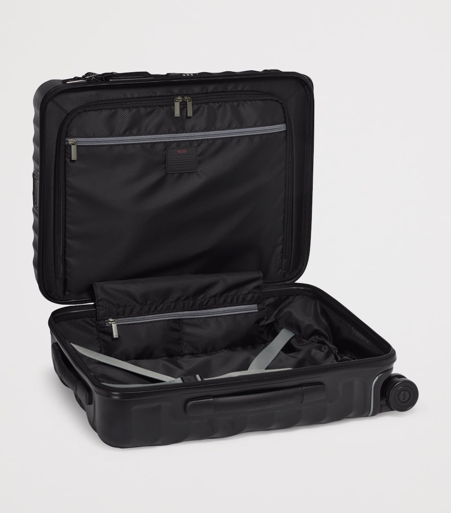 Continental Slim Carry-On Suitcase (55cm) BLACK TEXTURED 6153 Image 2