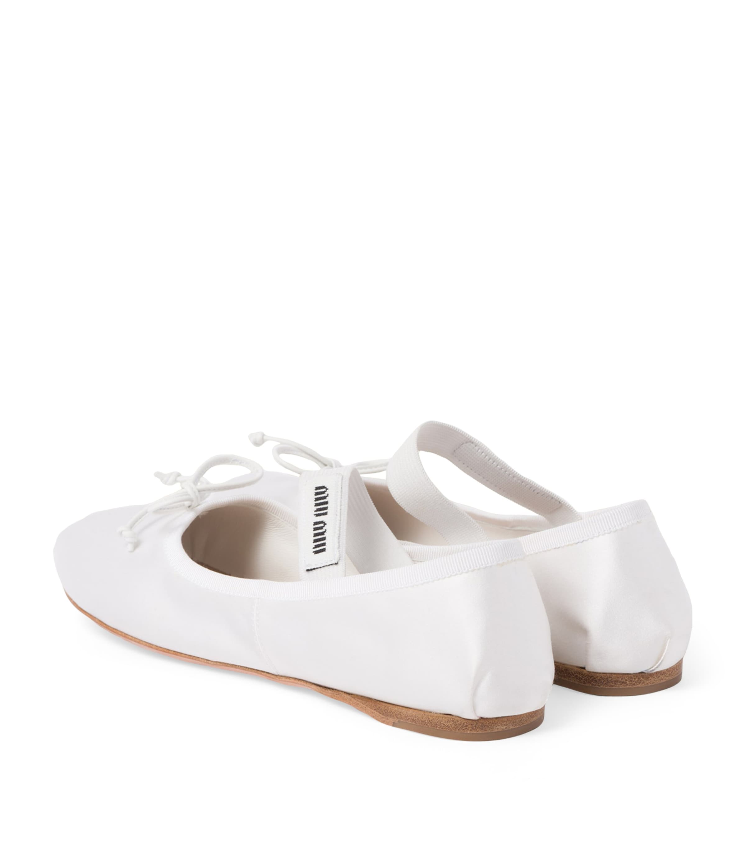 Satin Ballet Flats F0009 Image 2